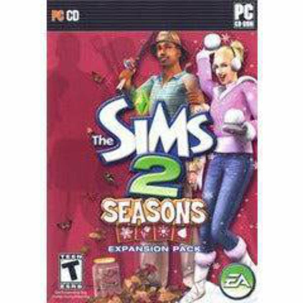 The Sims 2 Seasons Expansion Pack for PC - Add Weather & Seasonal Activities to Your Game - Perfect for Virtual Life Simulation & Creative Storytelling