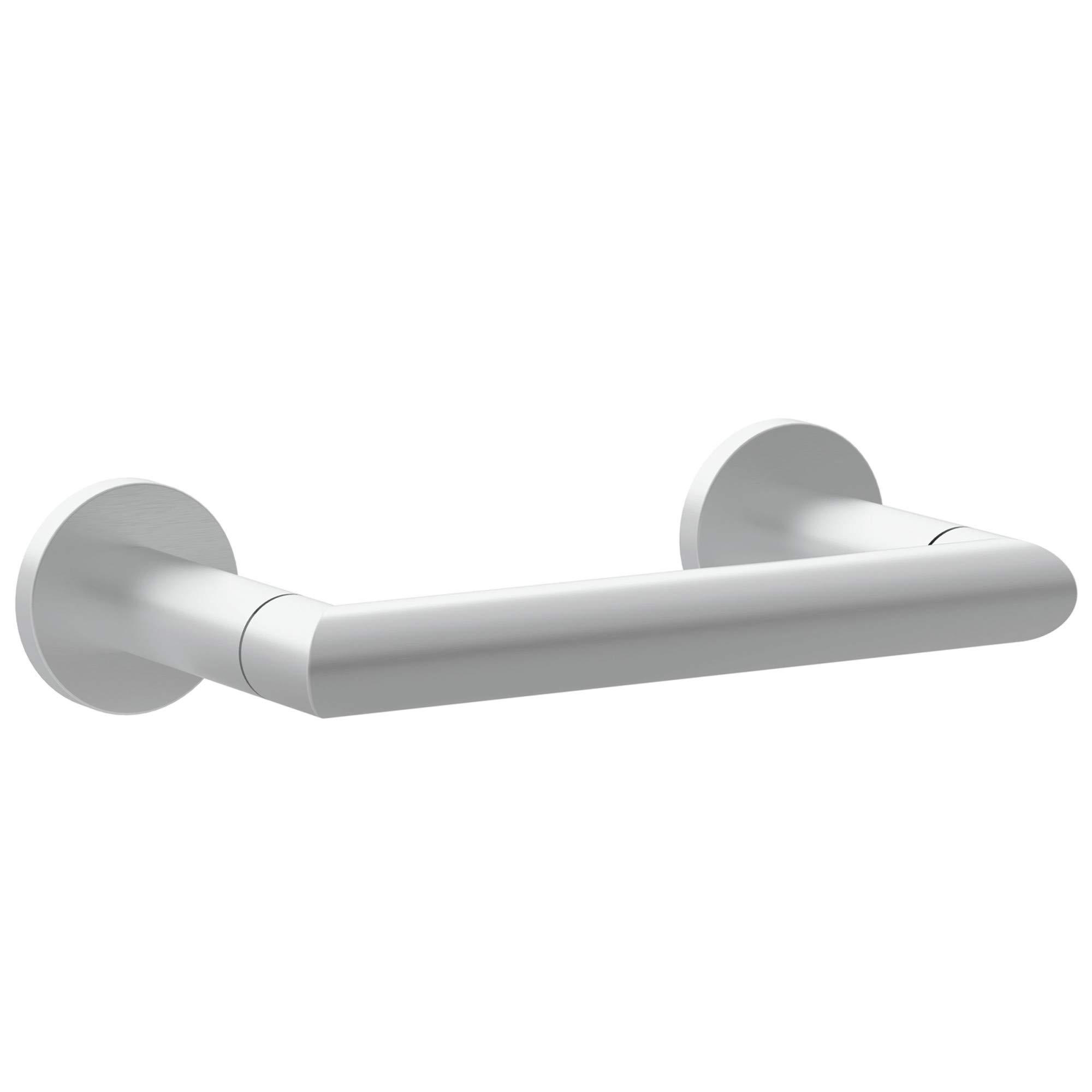 Kubic Double Post Tissue Paper Holder in Satin Nickel (4608/SN) - Modern Bathroom & Kitchen Tissue Dispenser for Home & Office