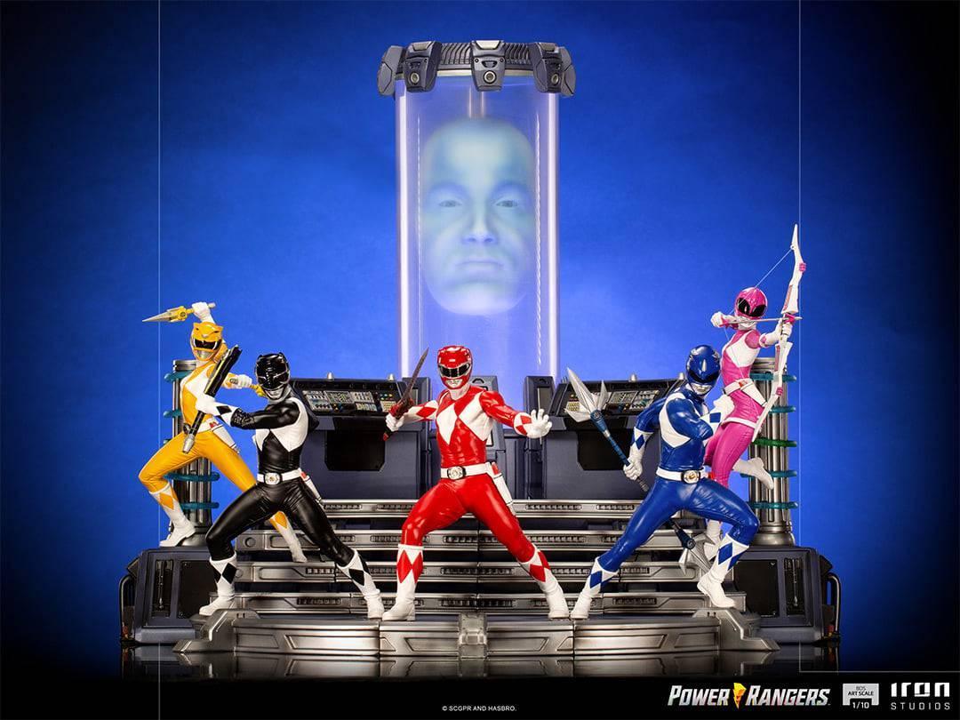 Iron Studios Power Rangers Blue Ranger BDS Art Scale 1/10 Statue - Collectible Action Figure for Display & Home Decor | Perfect for Fans, Gift & Superhero Collections