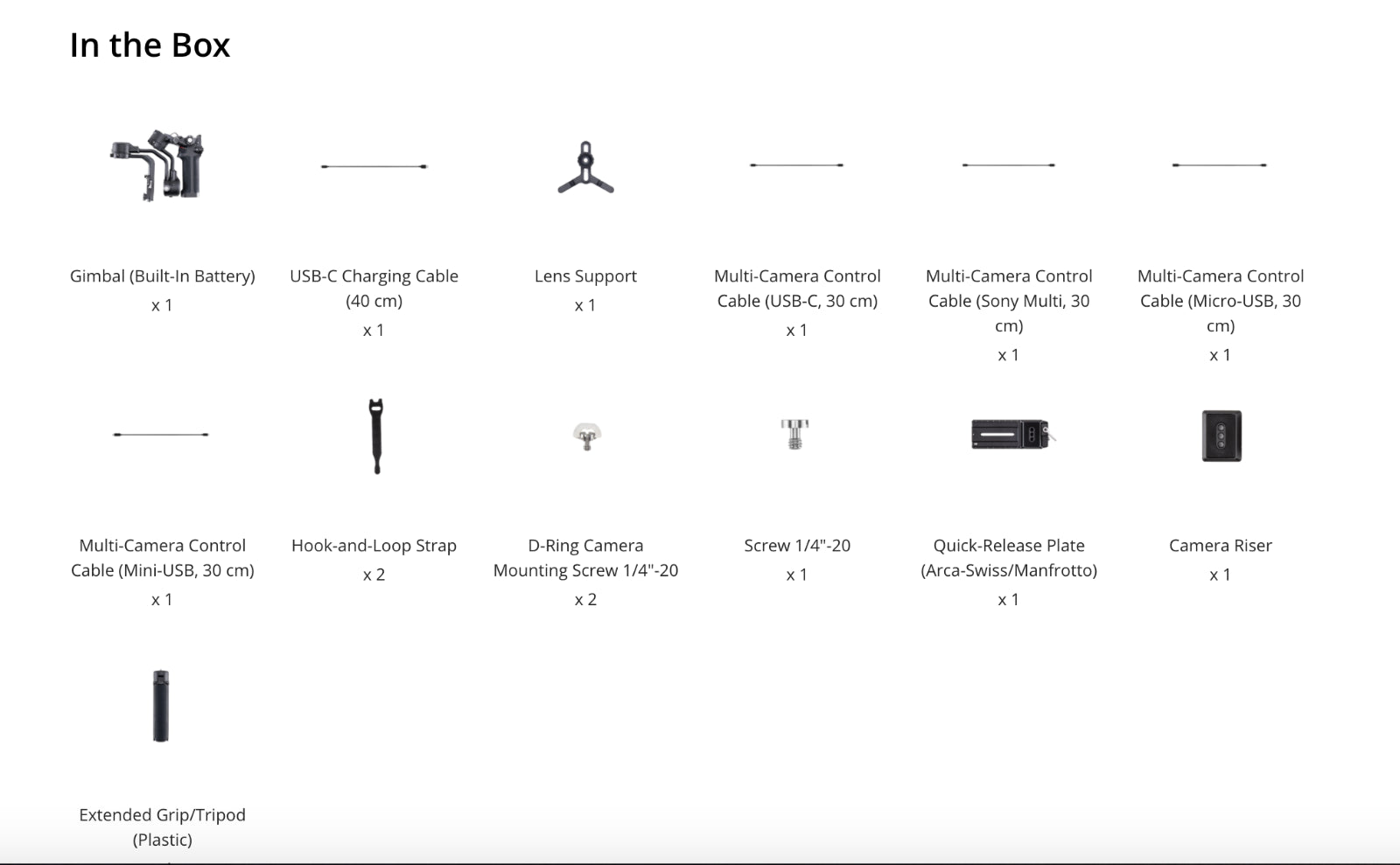 DJI RSC 2 3-Axis Gimbal Stabilizer (Open Box) - Professional Camera Stabilization for Vlogging, Filmmaking & Content Creation