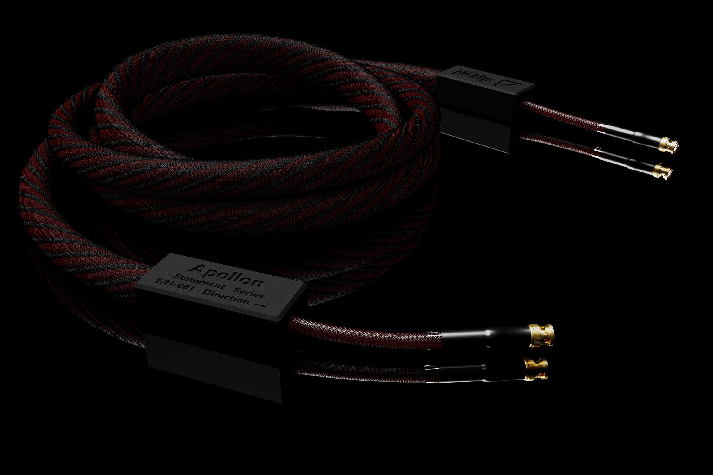 Signal Projects Apollon Digital BNC 75Ω Cable - High-Quality Coaxial Cable for Professional Audio/Video Equipment, Studio Recording, Broadcast, and Home Theater Systems