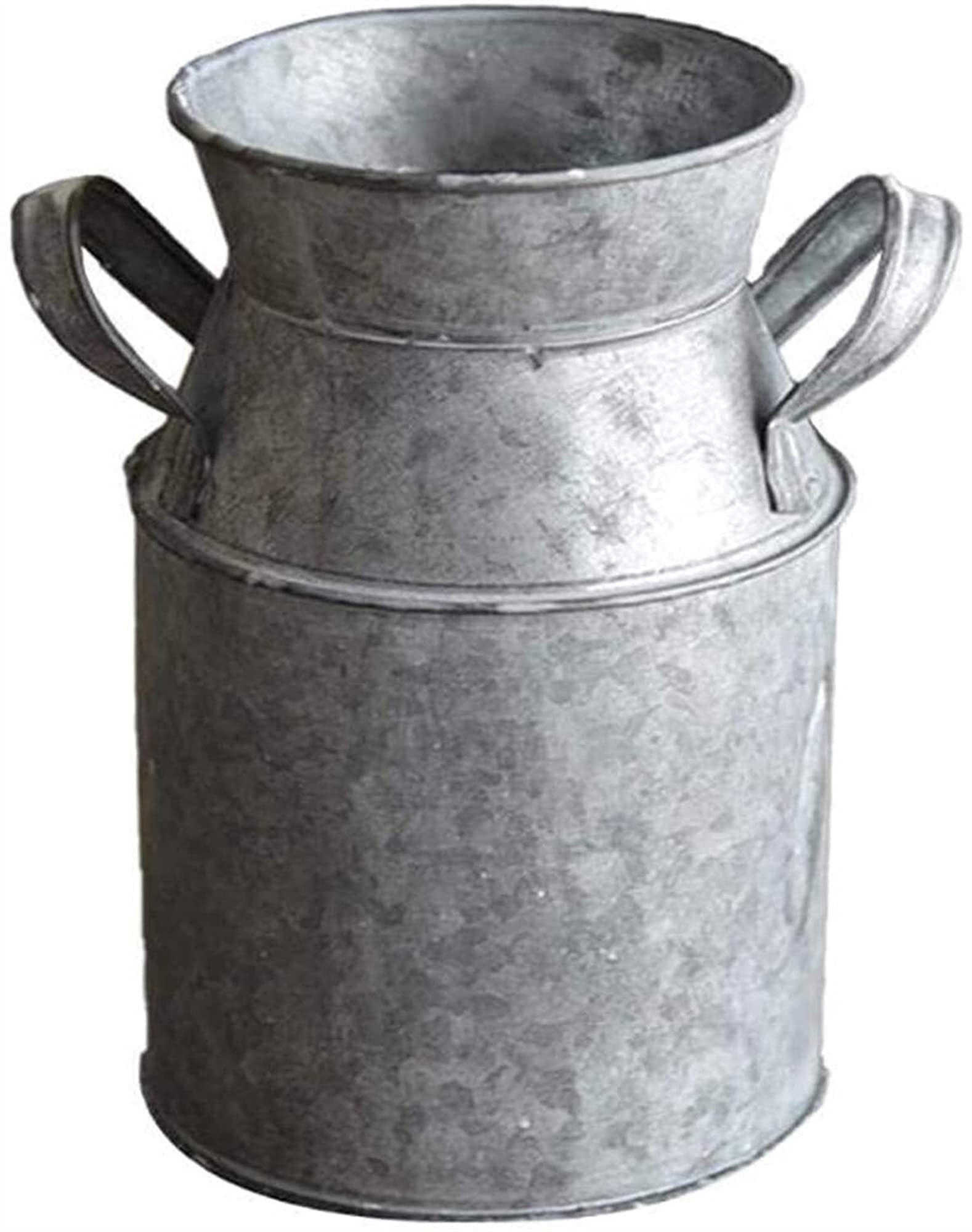 Vintage Round Iron Flower Pot - Decorative Metal Planter for Indoor & Outdoor Plants, Gardening, Balcony, Living Room Decor - HAODAMAI Metallic Finish (Perfect for Home, Office, and Garden Decor)