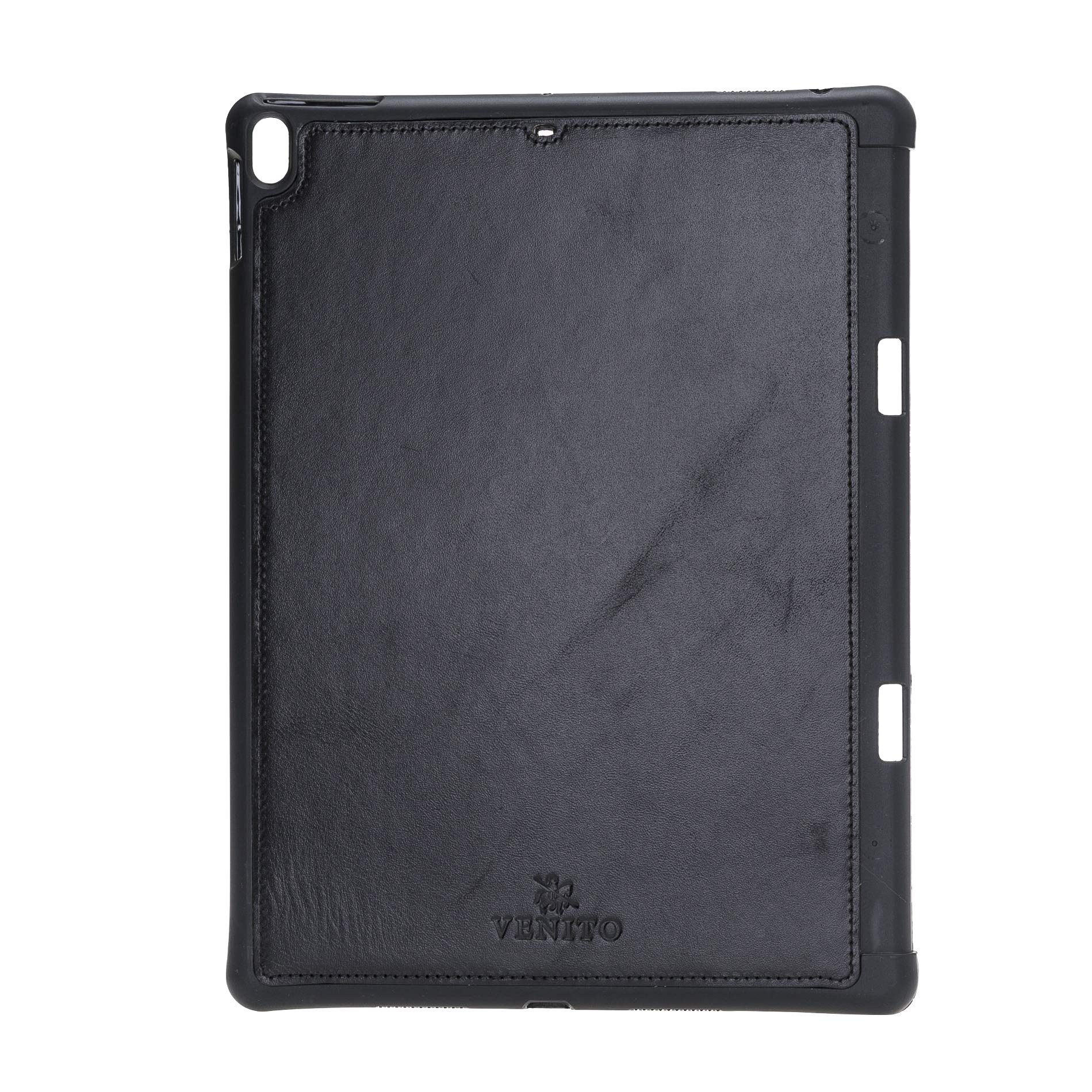 Venito Parma Handmade Leather Folio Stand Case for iPad Mini 5th Generation (2019) - Magic Tablet Wallet with Card Slots - Antique Brown - Perfect for Work, Travel & Daily Use