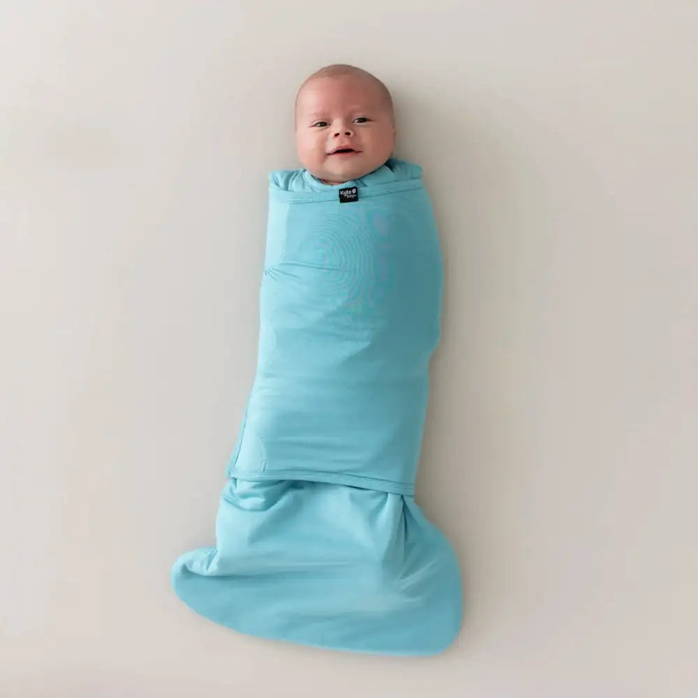 Kyte Baby Swaddler in Makai - Soft Organic Cotton Swaddle Blanket for Newborns & Infants | Perfect for Sleep, Swaddling & Comfort