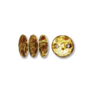 Czech Picasso Crystal Lentil Beads - 50 Strands for Jewelry Making, DIY Crafts, and Bohemian Fashion Accessories