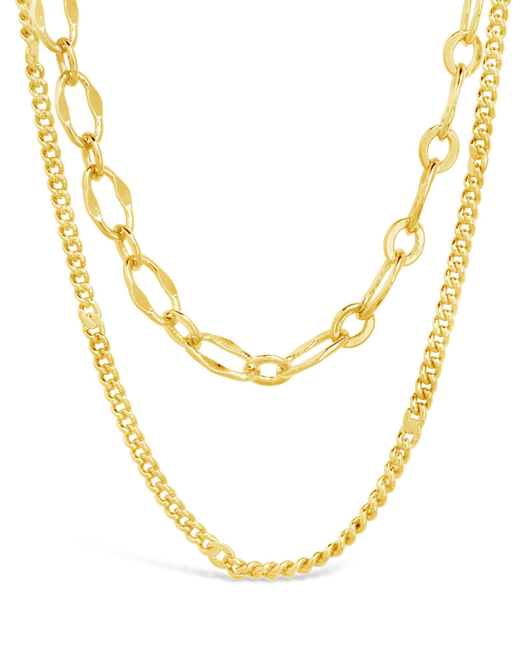 Serenity Layered Chain Necklace for Women - Dainty Gold & Silver Layered Necklace Set, Minimalist Jewelry Gift for Her | Perfect for Everyday Wear, Date Nights & Special Occasions