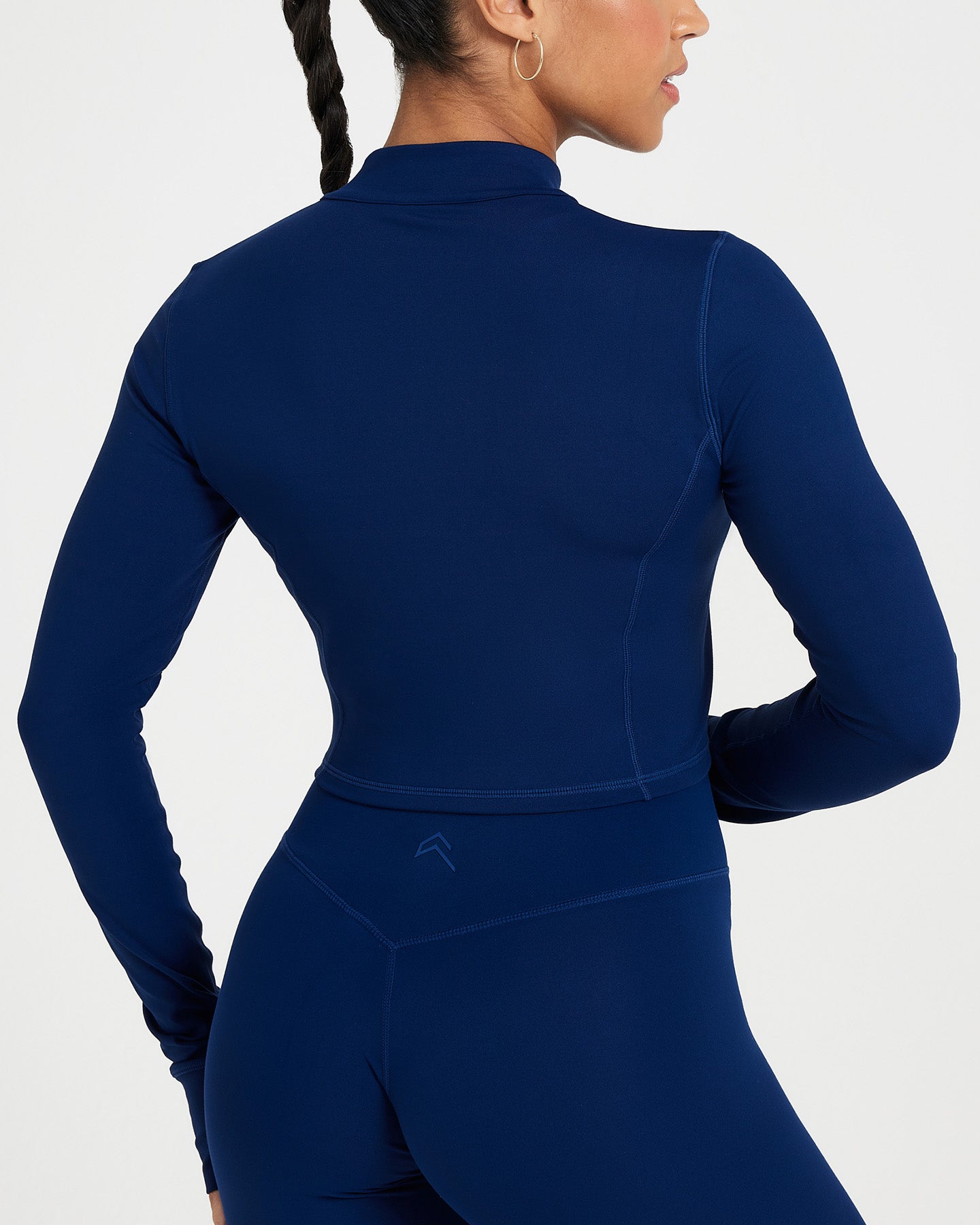Timeless Women's Crop Jacket in Midnight Black | Lightweight Fashion Outerwear for Spring & Fall | Perfect for Casual Outings, Date Nights & Office Wear