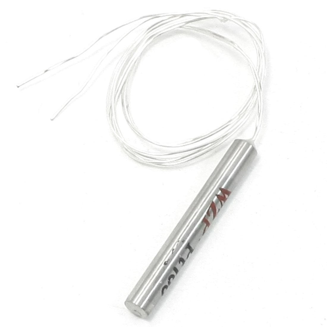 Uxcell 4mm x 30mm Stainless Steel RTD Temperature Sensor Probe - High Accuracy Resistance Temperature Controller for HVAC, Industrial Equipment & Food Processing