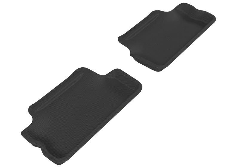 3D MAXpider Kagu Custom Fit 2nd Row Floor Mats for 2007-2013 Mini Cooper Hardtop - All-Weather Protection & Anti-Slip Design (Black) | Perfect for Road Trips & Daily Commuting