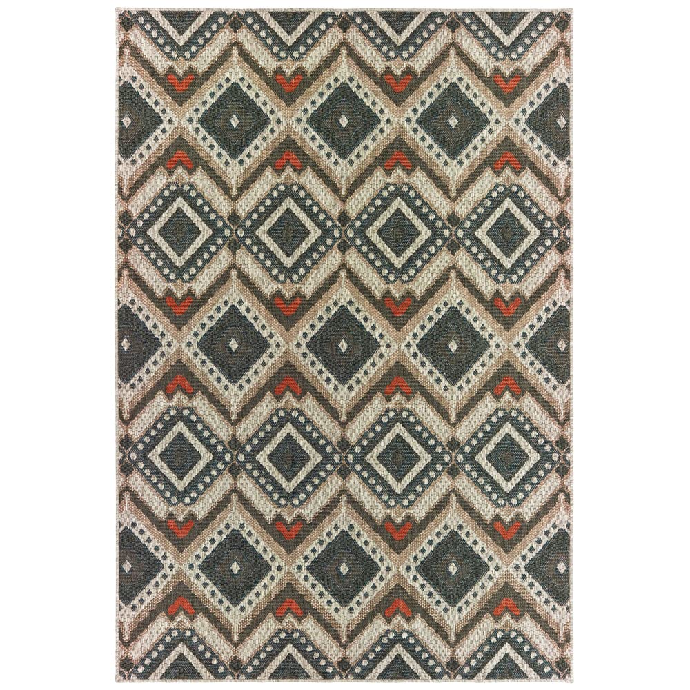 Latitude Outdoor Rugs 2x3 FT - Waterproof & UV Resistant Patio Rug for Deck, Poolside, Garden, and Outdoor Living Spaces