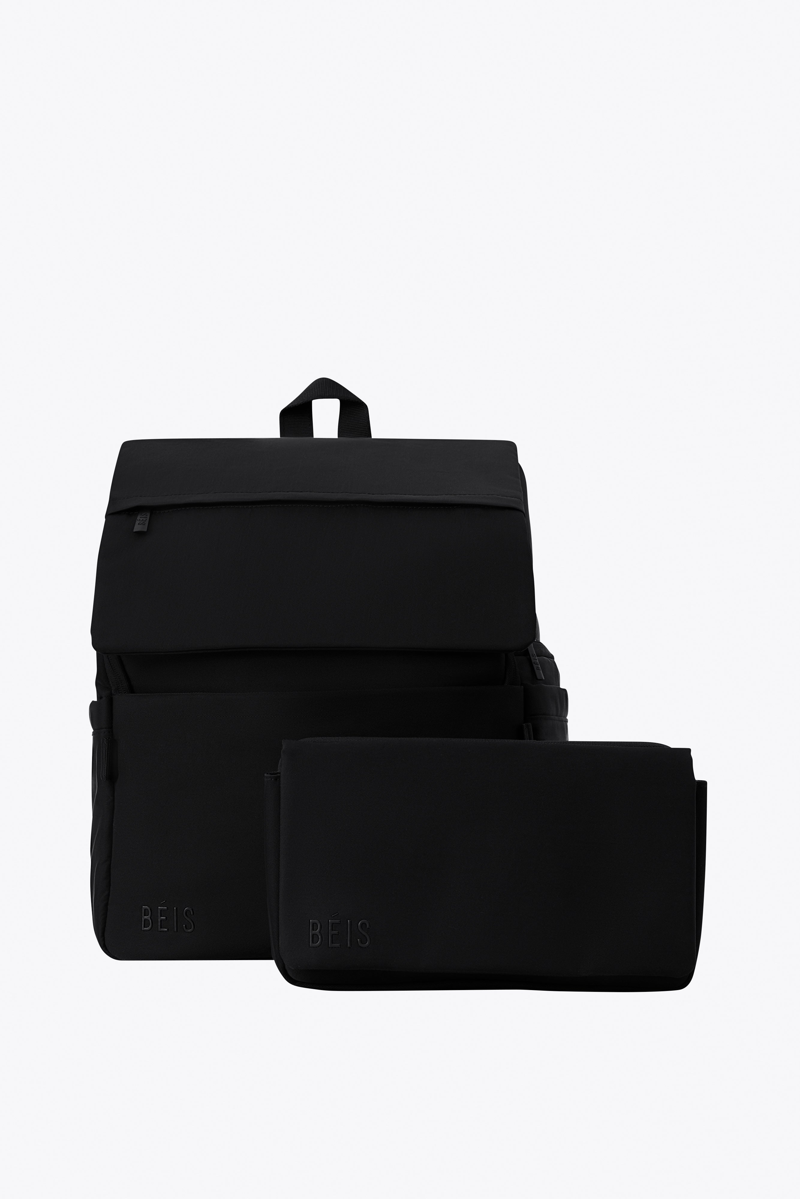 Premium Black Diaper Backpack for Parents - Spacious, Waterproof & Stylish Baby Bag for Travel, Daycare & Outdoor Adventures