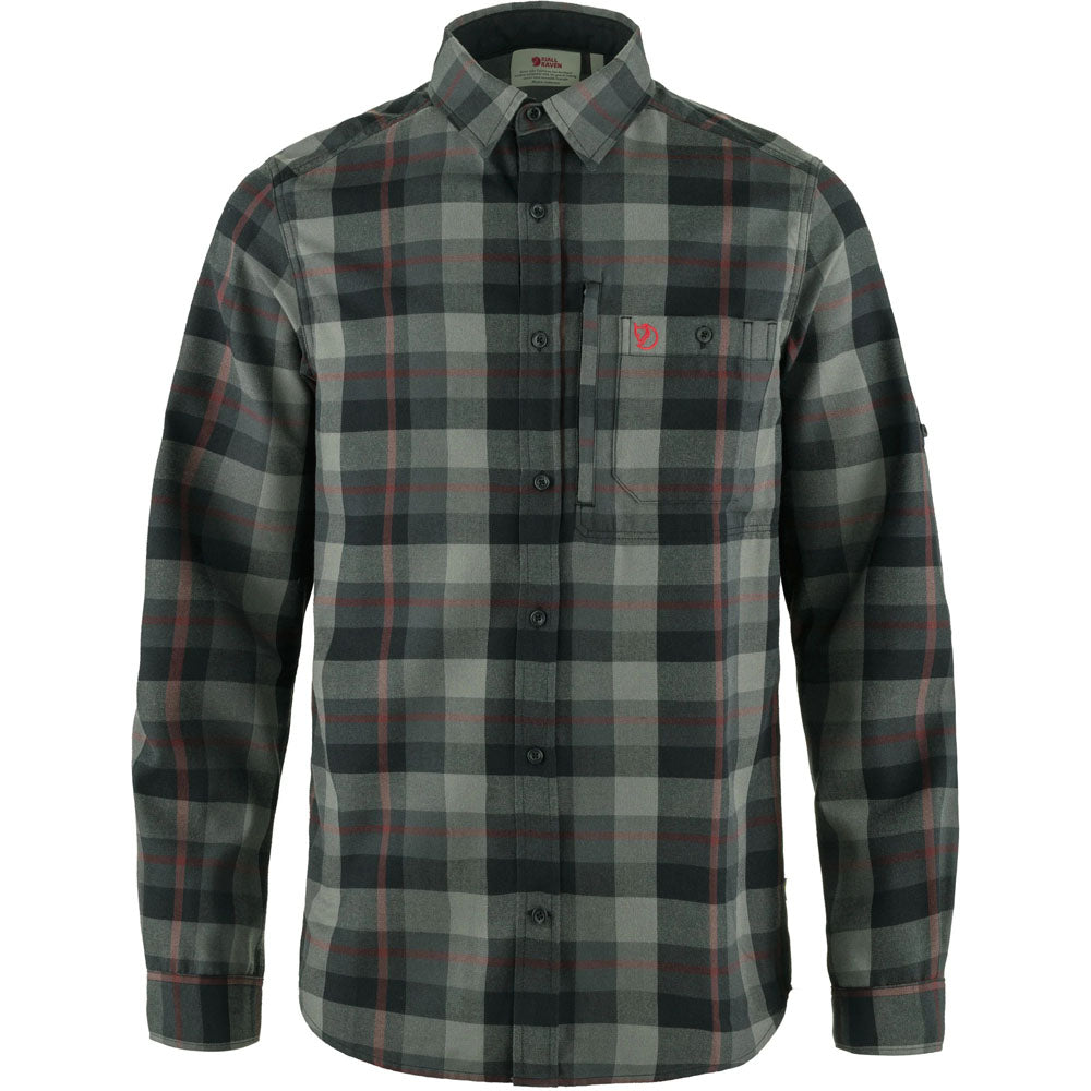 Men's Fjallglim Shirt - Lightweight Outdoor Button-Up for Hiking & Casual Wear | Breathable Quick-Dry Travel Shirt