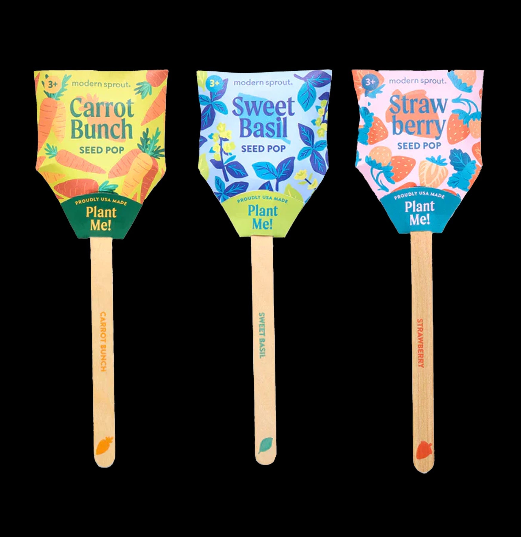 Organic Non-GMO Garden Seed Pop - Premium Flower & Vegetable Seeds for Home Gardening - Perfect for Planting in Backyards, Balconies & Indoor Pots