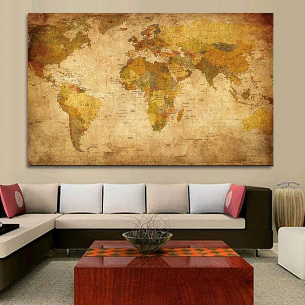 ZENDA Horse Portrait Painting - Framed Canvas Wall Art for Living Room, Bedroom & Office Decor - Ready to Hang Horse Print for Home Decoration - Perfect Gift for Equestrian Lovers & Western Style Interior Design
