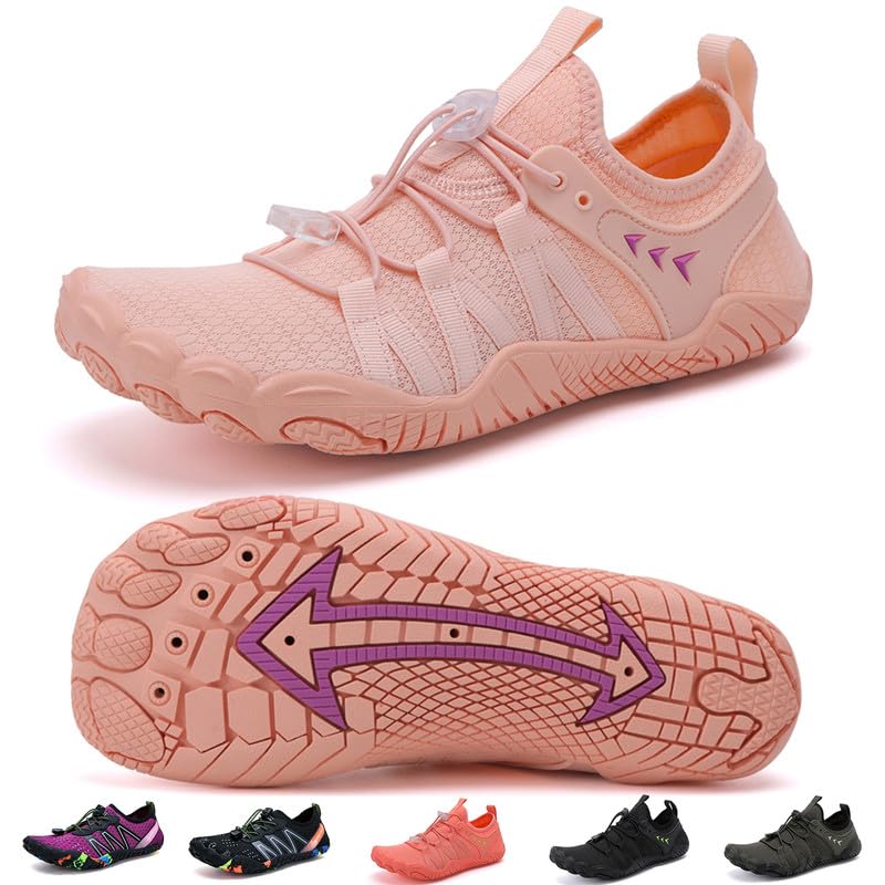 **Men's & Women's Quick-Dry Water Shoes - Barefoot Aqua Shoes for Beach, Pool, Swimming, Boating, Fishing & Diving | Ideal for Yoga & Water Aerobics**