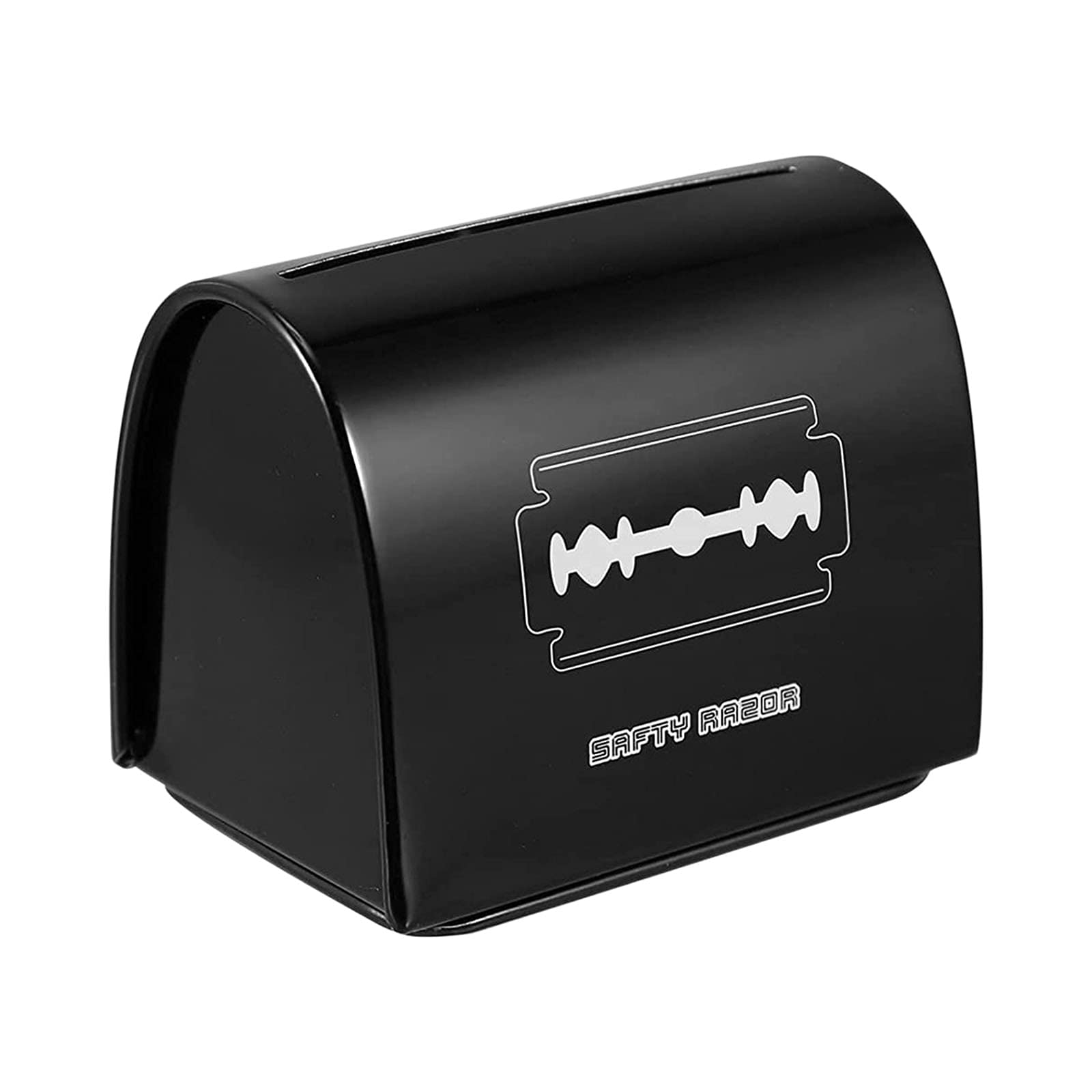 Razor Blade Bank - Safe Storage Case for Double Edge Safety Razor Blades | Secure Disposal Container for Used Razor Blades | Perfect for Home Bathroom, Travel & Barbershop Safety