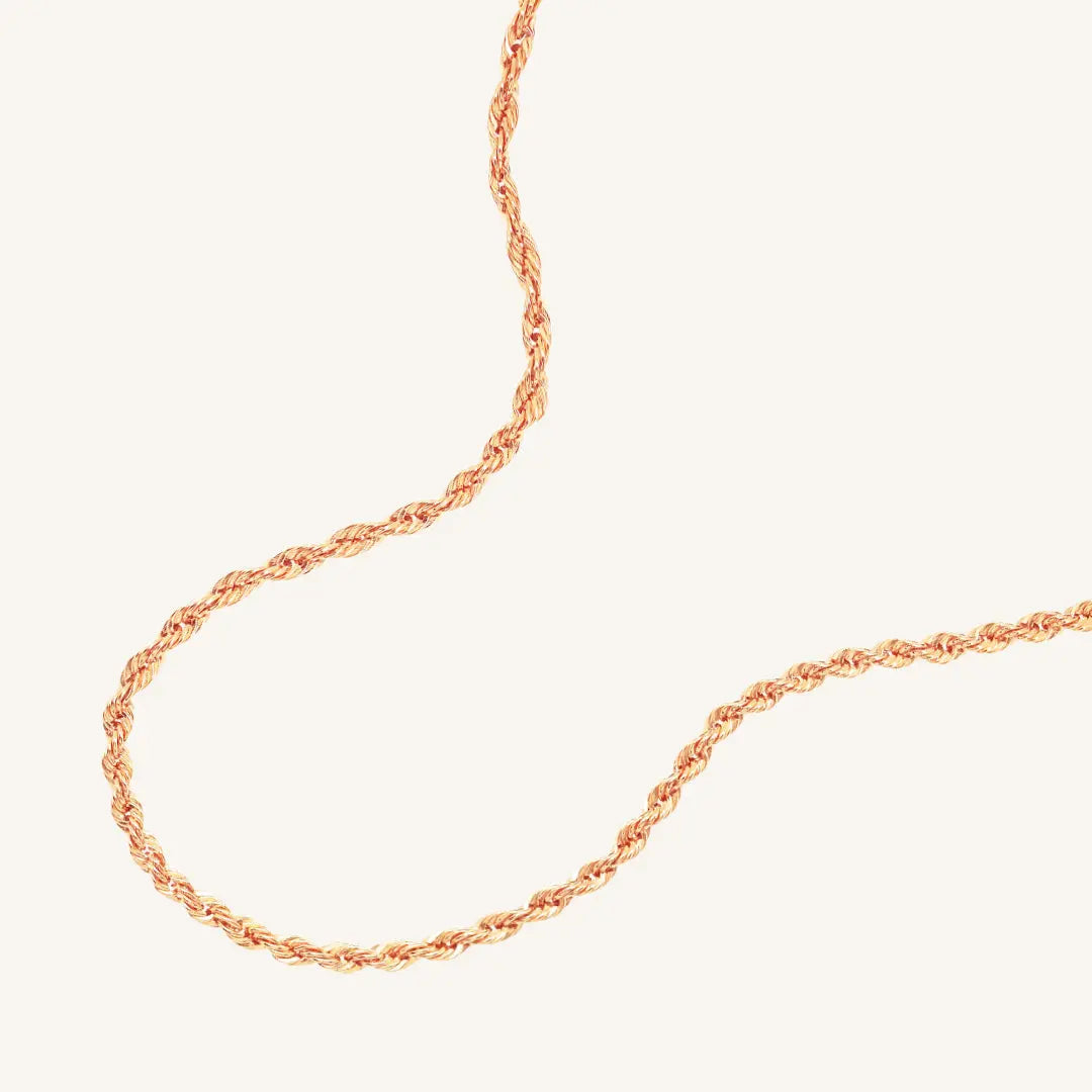 Premium Stainless Steel Rope Chain Necklace for Men & Women - Durable & Stylish Jewelry for Everyday Wear, Gifts & Special Occasions