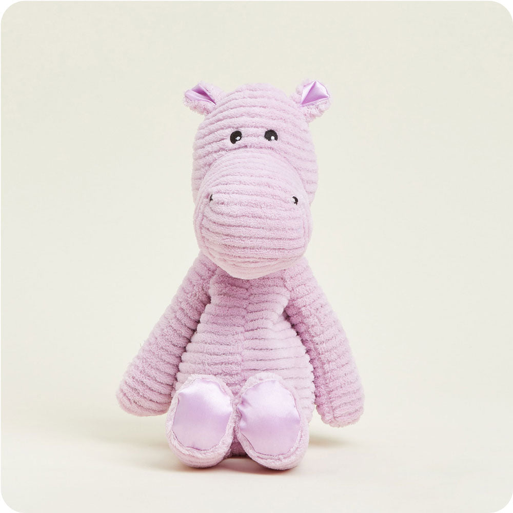 My First Warmies Plush Hippo - Microwaveable Heating Stuffed Animal for Kids & Adults - Perfect for Stress Relief, Anxiety, and Bedtime Comfort