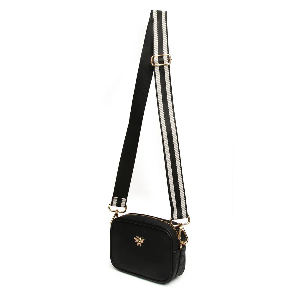 Alice Wheeler Mini Crossbody Bag for Women - Stylish Small Shoulder Purse with Adjustable Strap, Black | Perfect for Everyday Use, Travel & Date Night