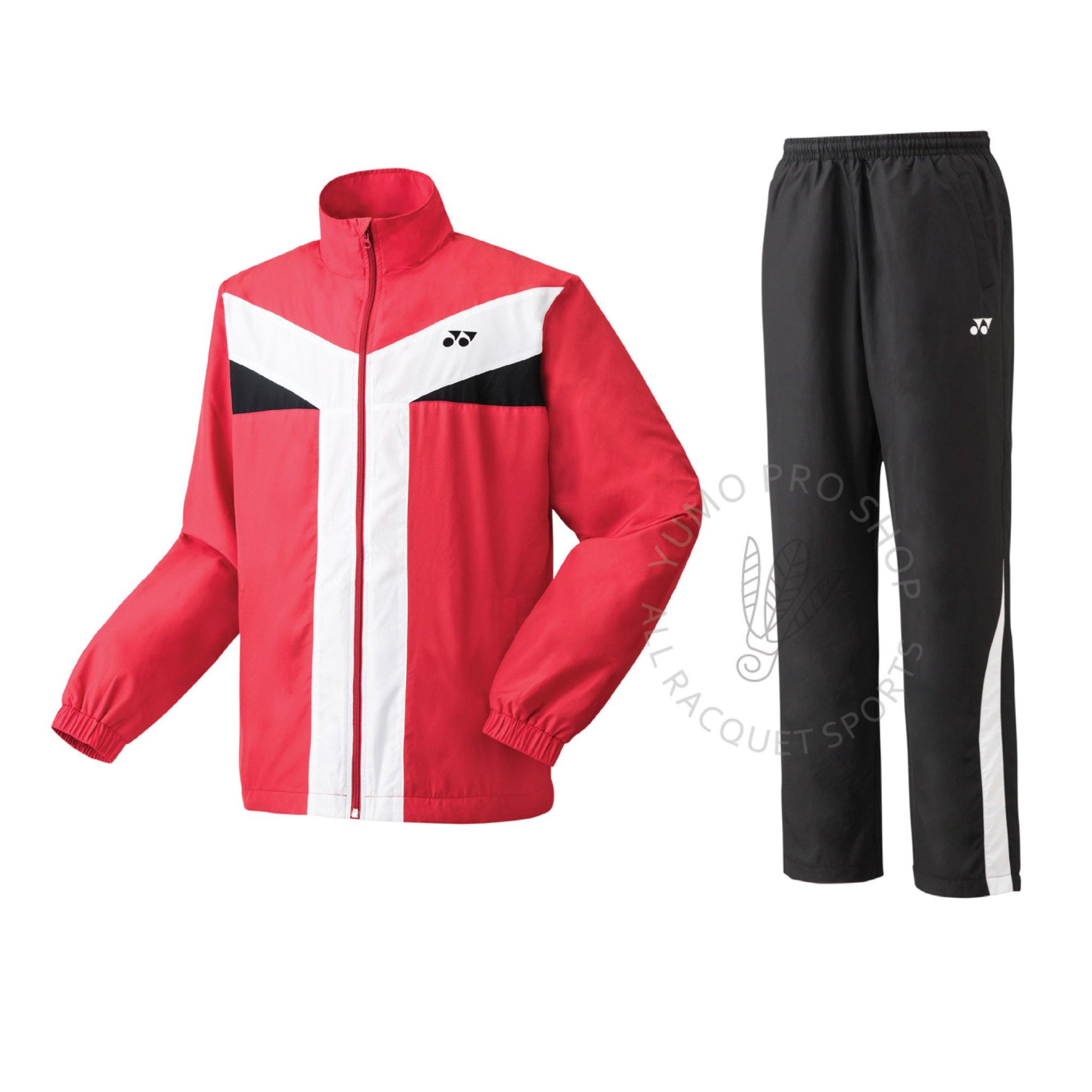 Yonex YM0020EX Men's Performance Track Suit - Lightweight Running & Training Jacket & Pants Set for Gym, Jogging & Outdoor Sports