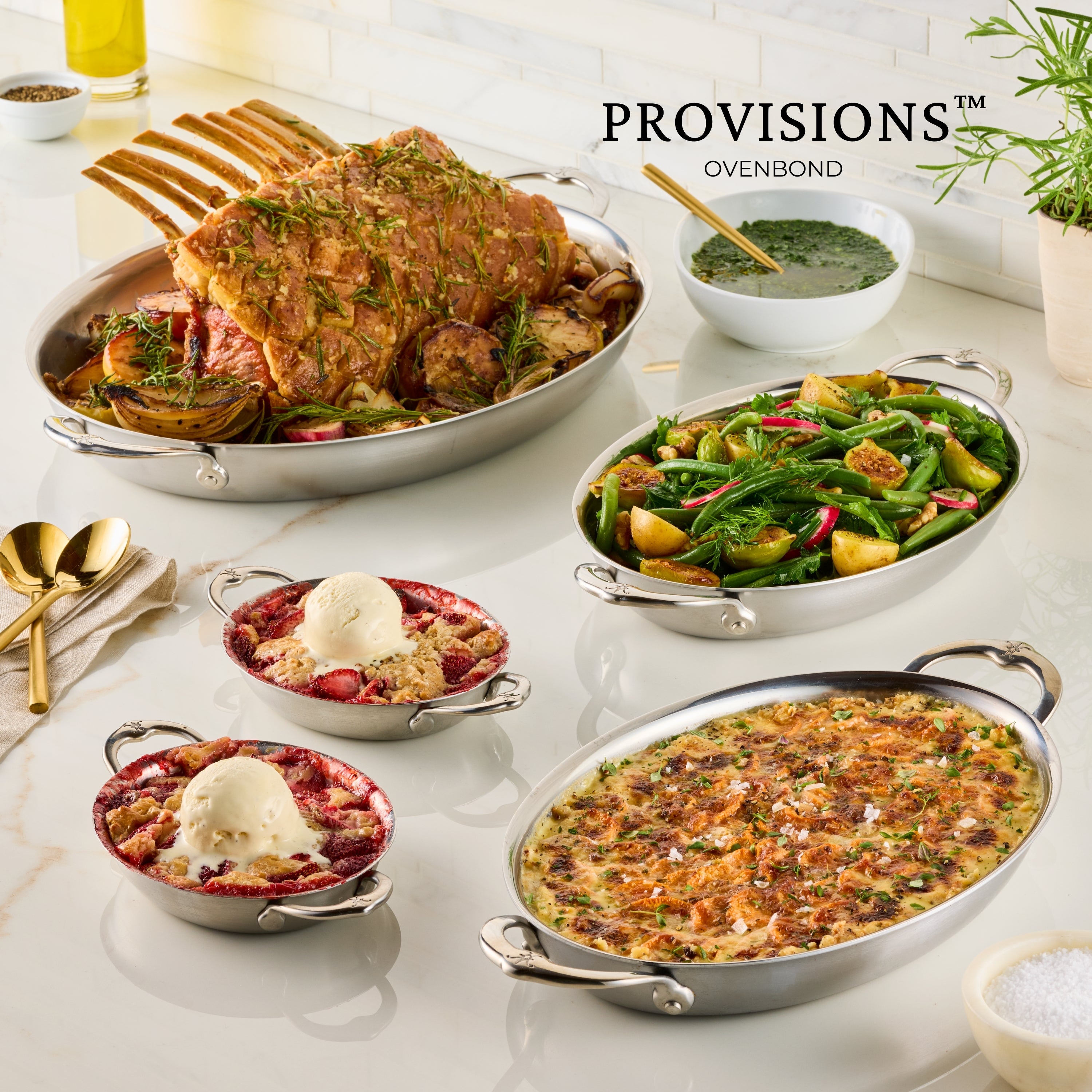 Premium Stainless Steel Oval Au Gratin Dish - Perfect for Baking, Roasting & Serving Casseroles, Lasagna & Desserts | Elegant Kitchen Essential for Home Chefs & Entertaining
