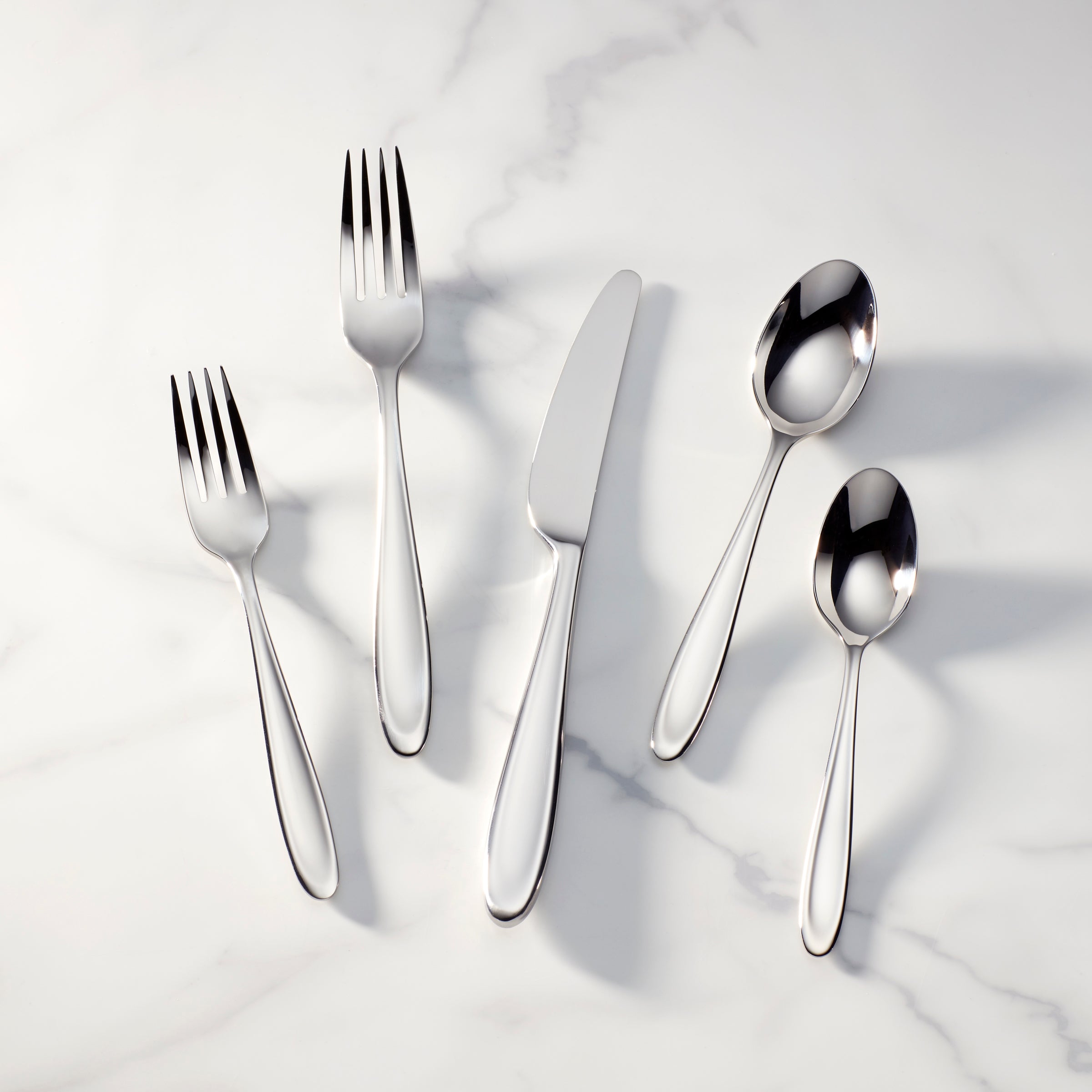 65-Piece Cantera Flatware Set - Stainless Steel Silverware for 12 Place Settings - Elegant Dining Utensils for Restaurants, Weddings & Everyday Use