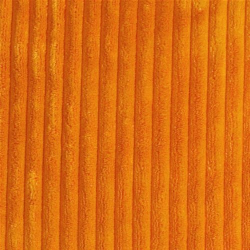 Wide Wale Corduroy Throw Pillow 22x22 Light Orange - Soft Decorative Cushion for Sofa, Bed & Living Room Décor