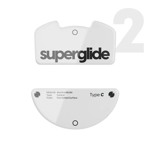 Pulsar Superglide 2 (Type C) Glass Mouse Skates for Razer Viper V3 Pro - Ultra Smooth Gaming Mouse Feet for Esports & FPS Gaming