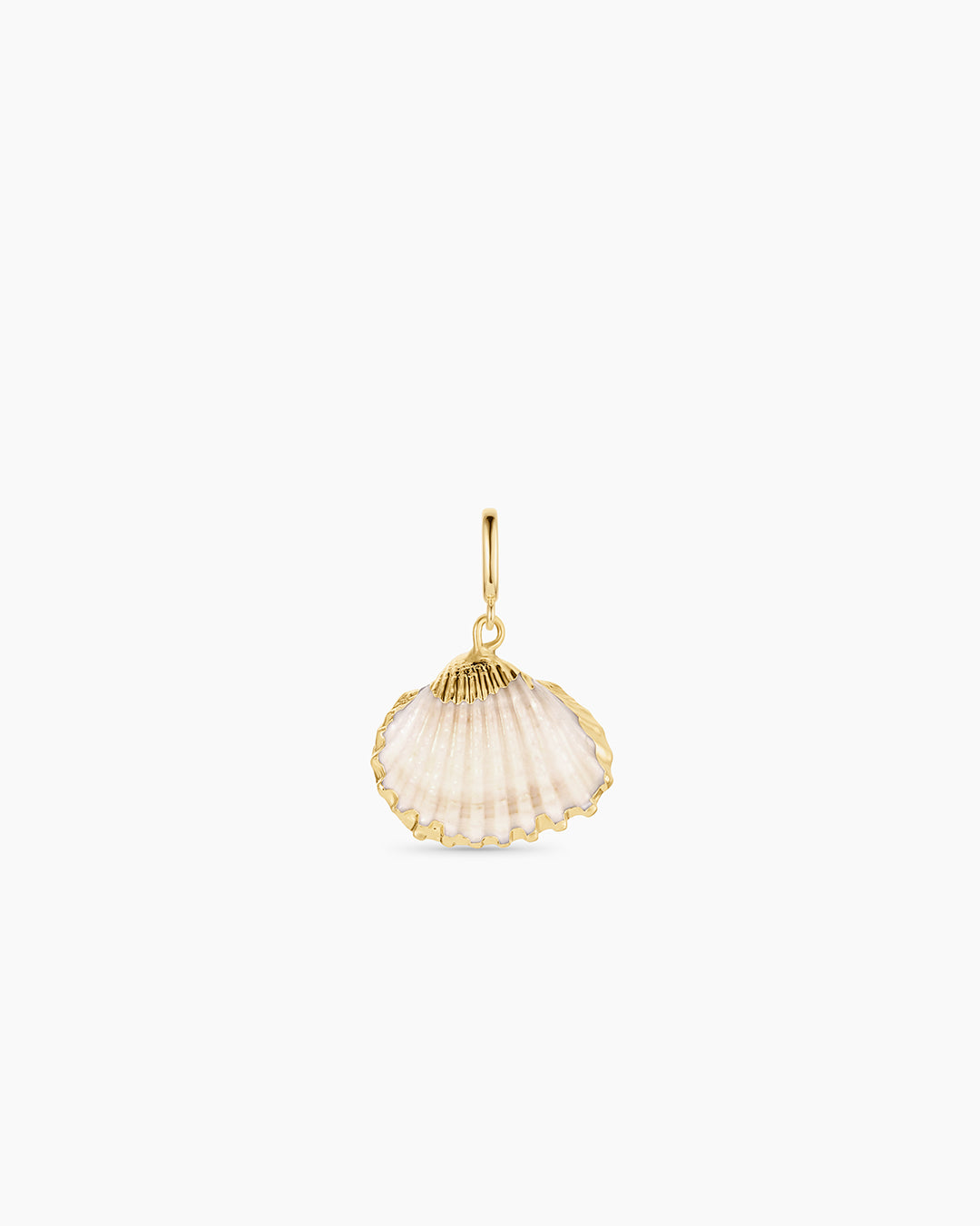 Scallop Shell Parker Charm - Elegant Jewelry for Women, Perfect for Beach Weddings, Summer Outfits & Boho Style Accessories