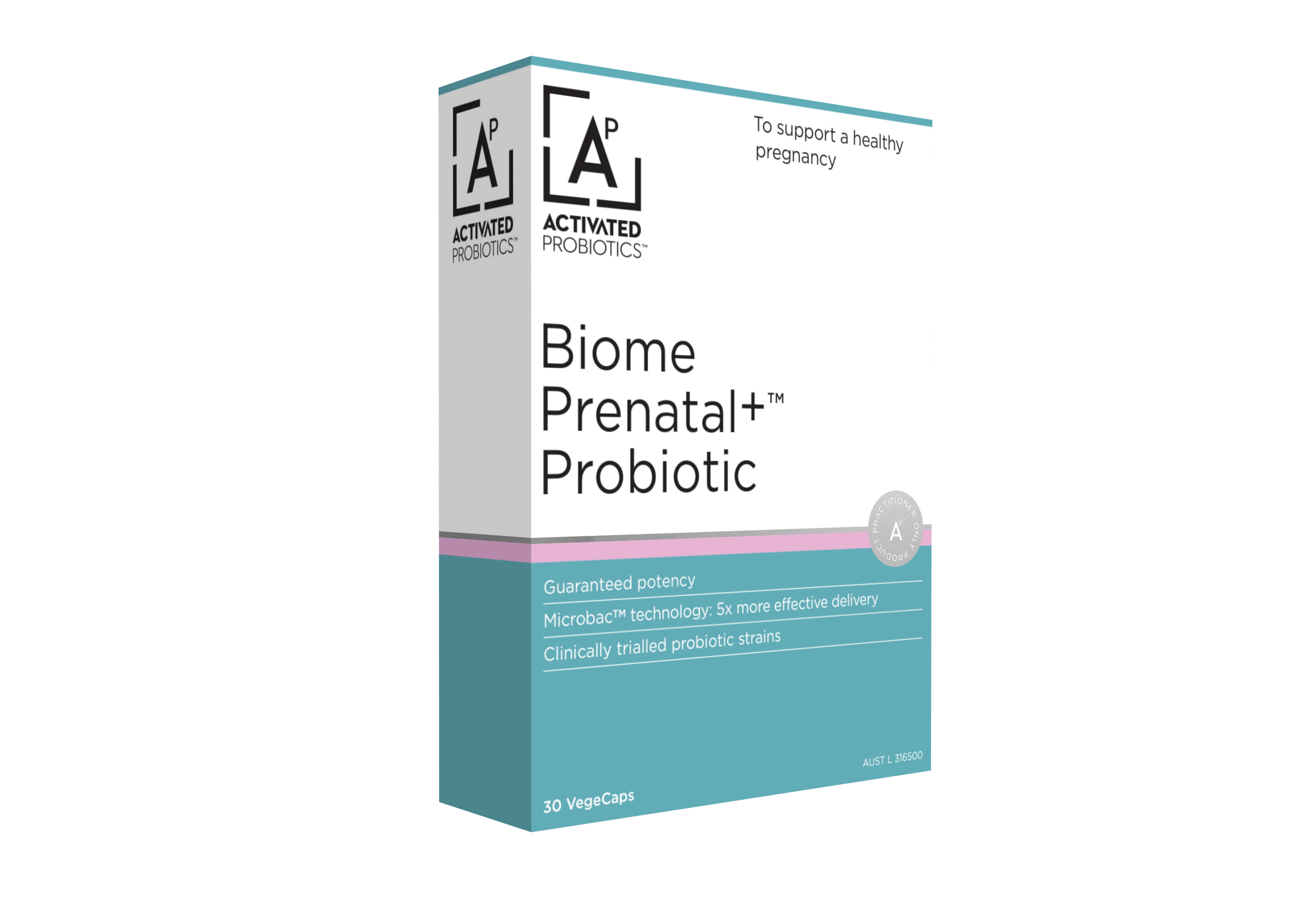 Activated Probiotics Biome Prenatal Supplement for Women – Supports Digestive & Immune Health During Pregnancy – Ideal for Morning Relief & Gut Balance
