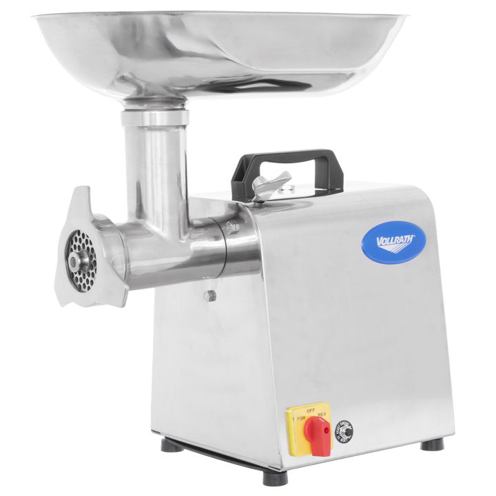 Vollrath #12 Heavy Duty Commercial Meat Grinder with 1 HP Motor - Perfect for Butcher Shops, Restaurants & Home Processing