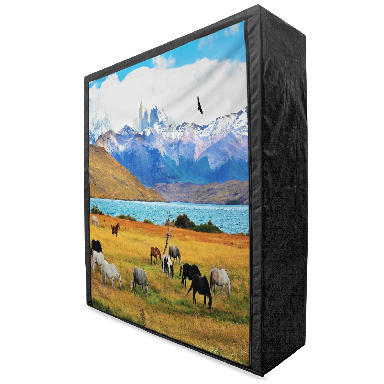 Ambesonne Portable Fabric Wardrobe - 59