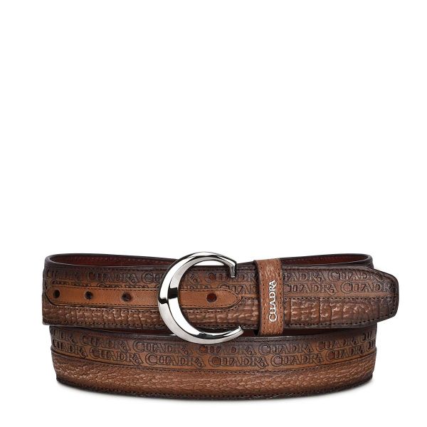 CS321TI Men's Casual Fashion Shark Belt - Stylish & Durable Leather Belt for Everyday Wear - Perfect for Office, Jeans & Outdoor Activities