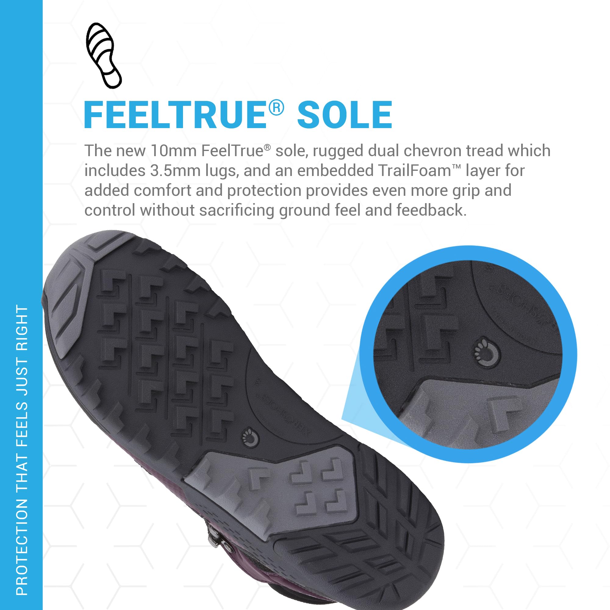 Xero Shoes Women's Xcursion Zero Drop Waterproof Hiking Boots - Lightweight Trail Shoes for Outdoor Adventures, Hiking & Backpacking