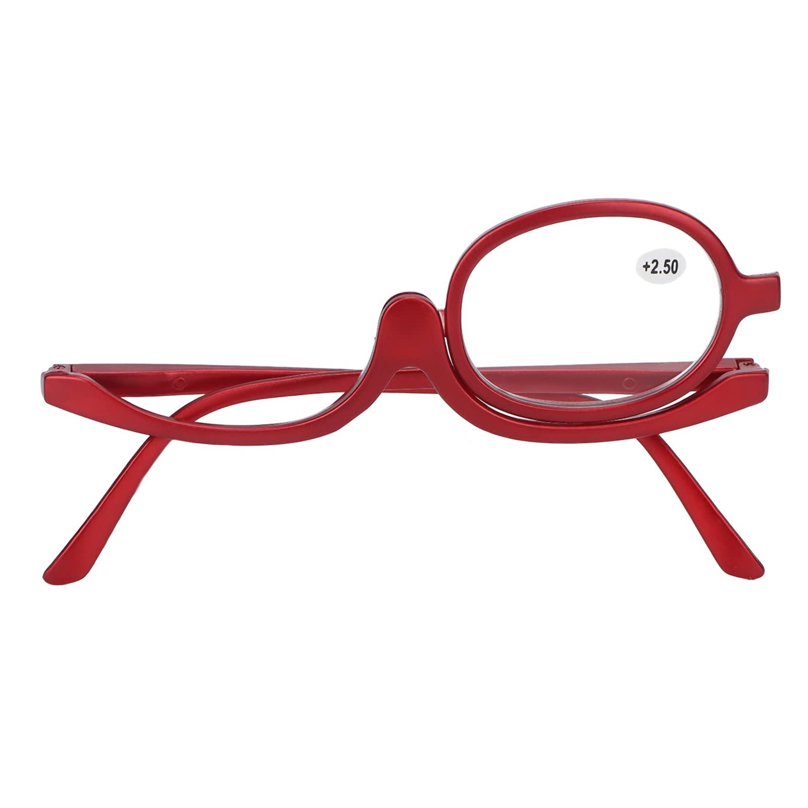 WowObjects® Interchangeable Makeup Glasses with +2.50 Magnification - Adjustable Eyewear for Daily Makeup Application, Beauty Salon & Home Use
