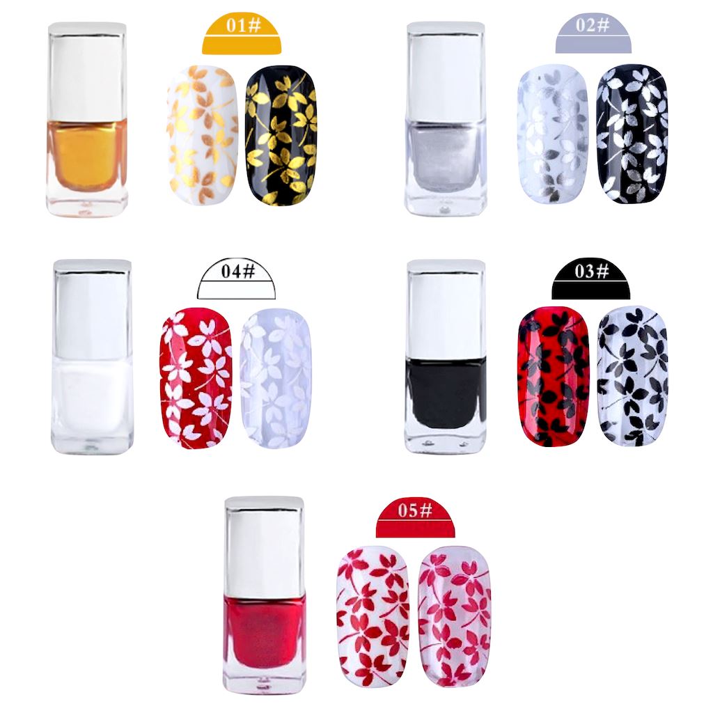 Premium Stamping Nail Polish Kit for Creative Nail Art Designs - Perfect for DIY Manicures, Salon Professionals & Special Occasions