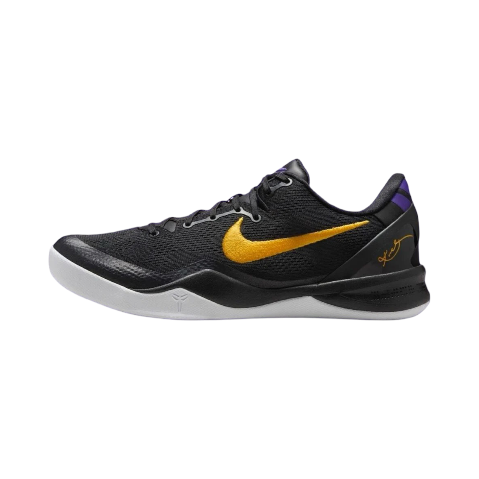Nike Kobe VIII Protro Basketball Shoes - Black, University Gold, White | High-Performance Sneakers for Men | Ideal for Court Play, Training & Casual Wear