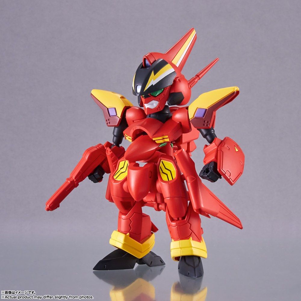 Bandai Tiny Session Macross 7 VF-19 Custom Fire Valkyrie & Basara Nekki Action Figure Set - Anime Collectible Model for Display & Play - Perfect for Macross Fans & Toy Collectors