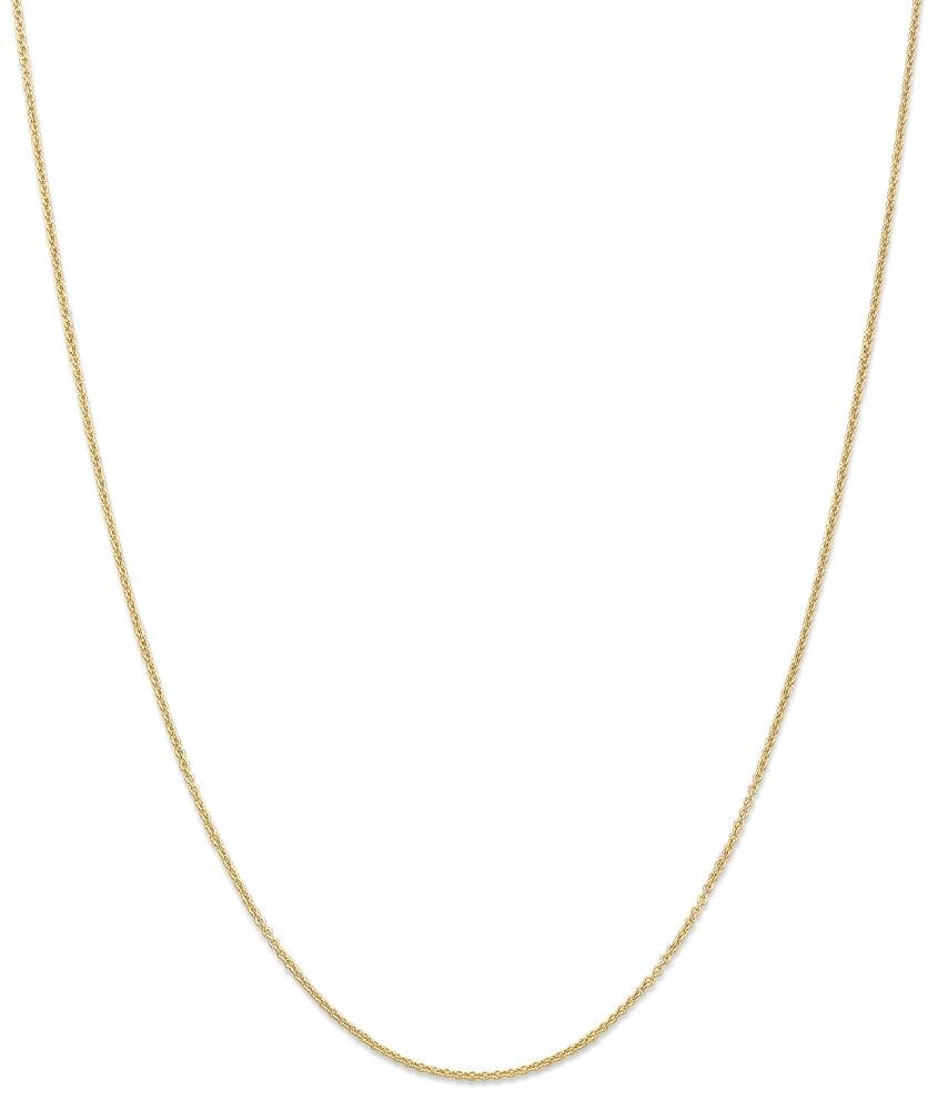 14K Solid Yellow Gold 1.2mm Cable Chain Necklace for Women - Dainty Delicate Layering Necklace Jewelry Gift for Her - Perfect for Everyday Wear, Special Occasions & Gift Giving