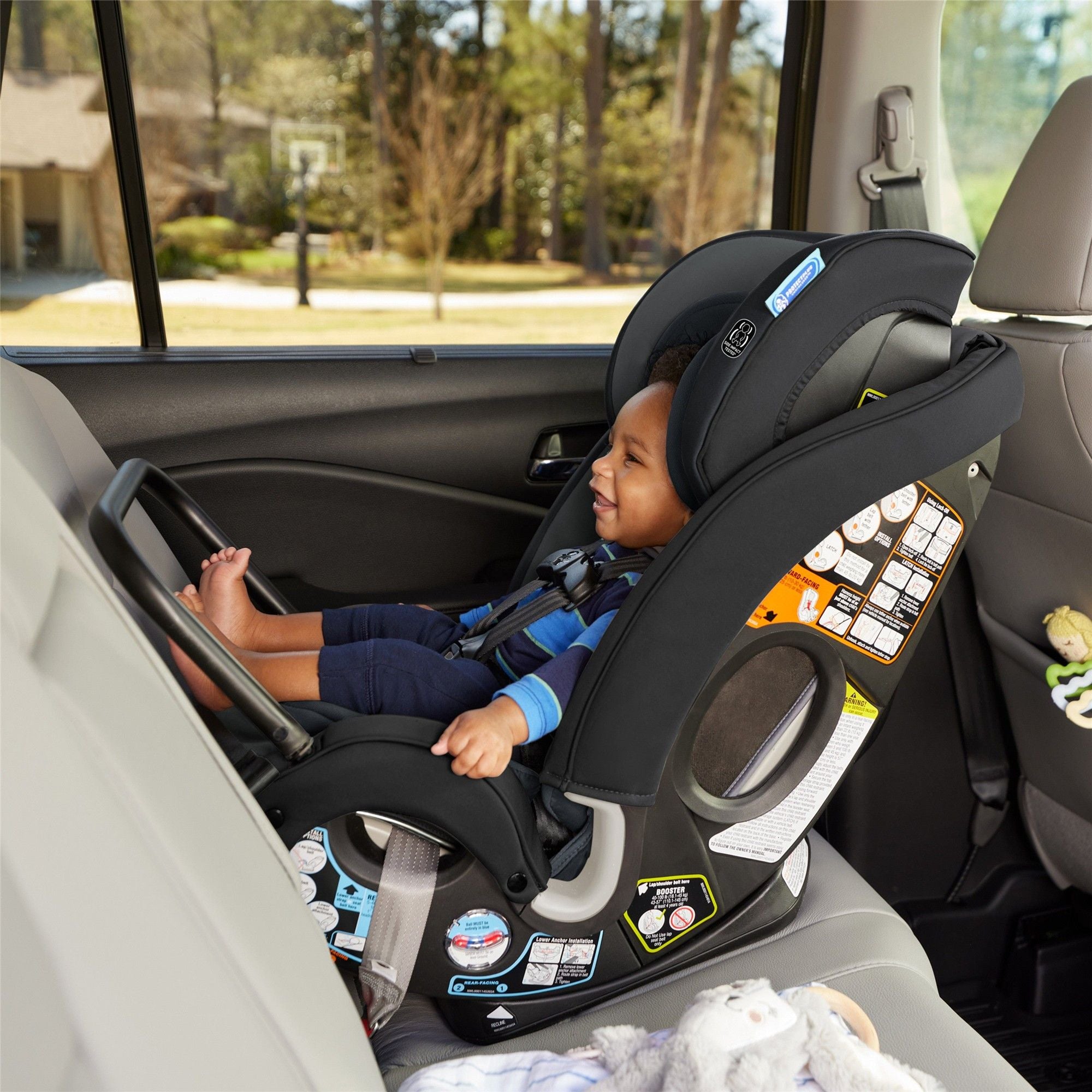 Graco SlimFit3 LX Convertible Car Seat - 3-in-1 Rear Facing, Forward Facing & Booster Seat for Toddlers & Kids | Safe & Comfortable for Long Rides | Perfect for Family Travel & Daily Commute