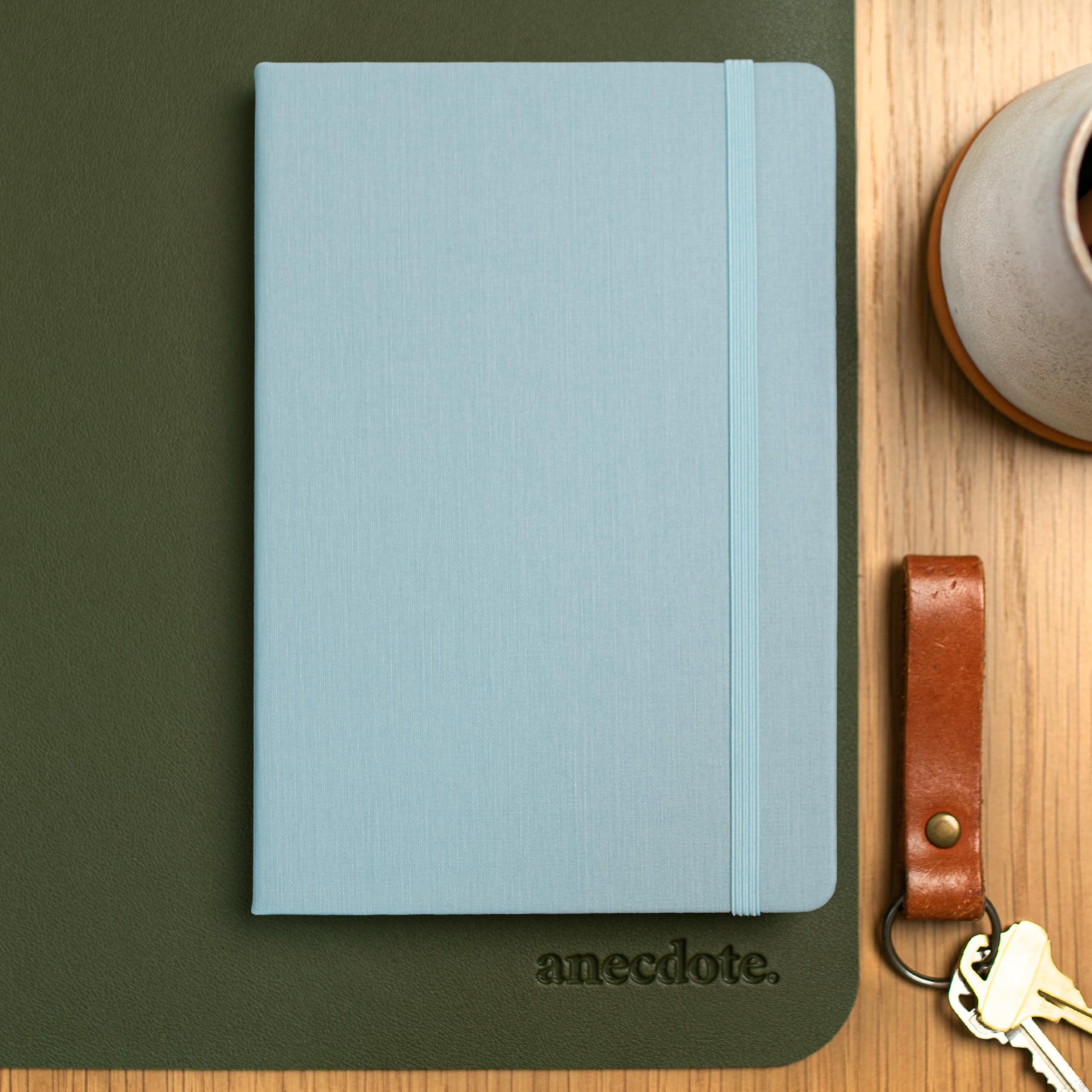 2025-2026 Anecdote Planner: Monthly Weekly Daily Organizer with Hardcover - A5 Size Goal Setting Notebook for Success (Dutch Blue) - Perfect for Work, School & Personal Productivity