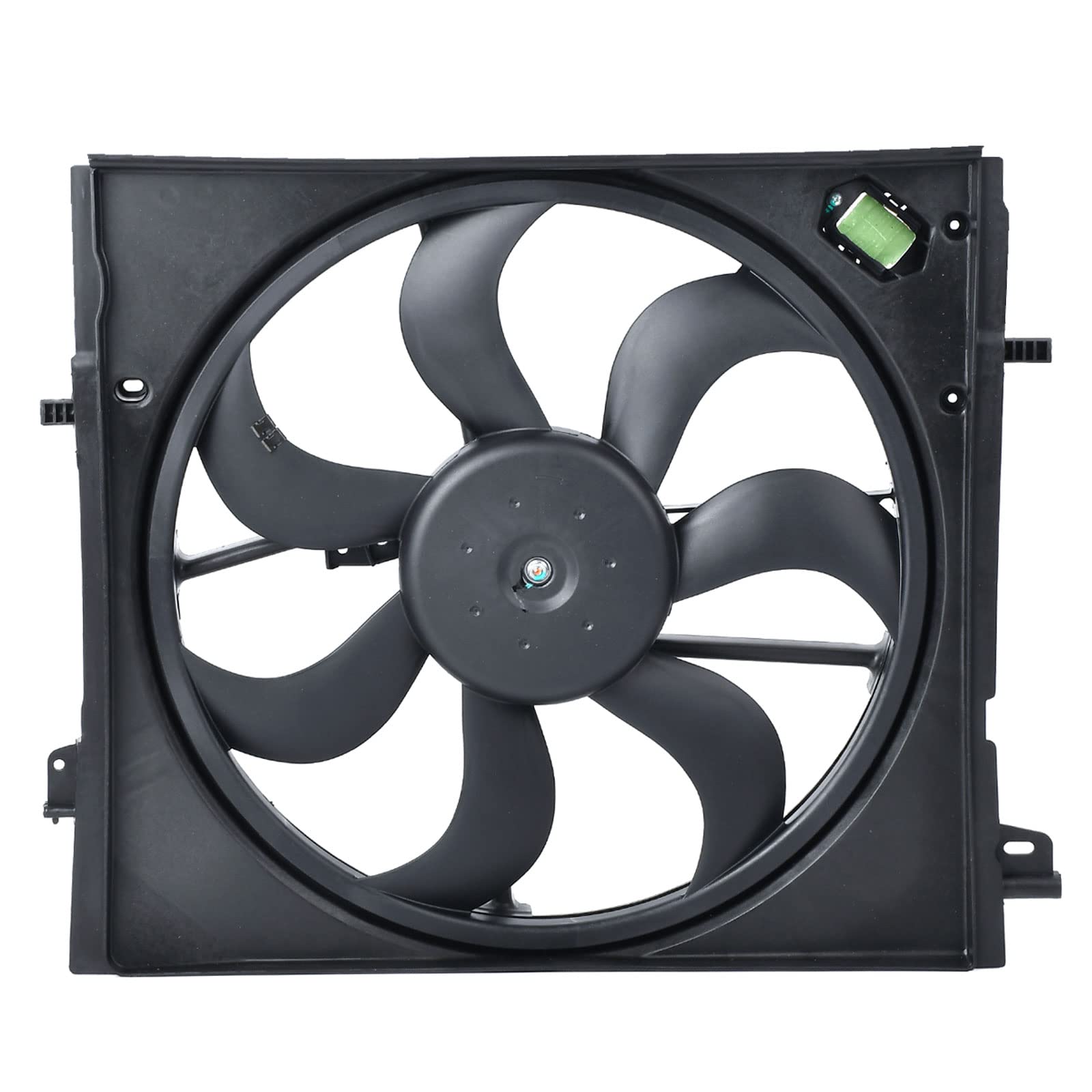 2017-2018-2019 Nissan Rogue Sport 2.0L Radiator Cooling Fan Assembly Replacement Part #214816MA0A - Perfect for Engine Overheating Prevention & Summer Driving