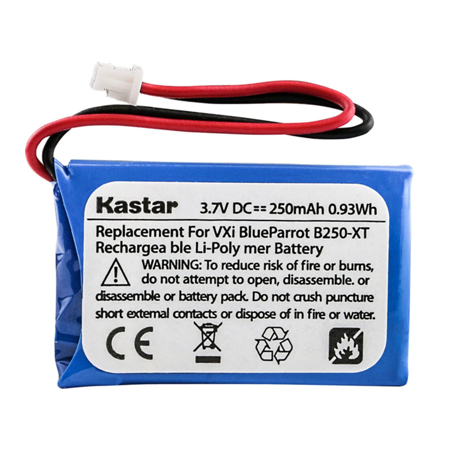 Kastar Replacement Battery for Blue Parrott 052030, 502030, PL602030, PL602031 & B250-XT Bluetooth Headset - Long-Lasting Power for Wireless Headsets - Perfect for Truckers, Call Centers & Remote Work
