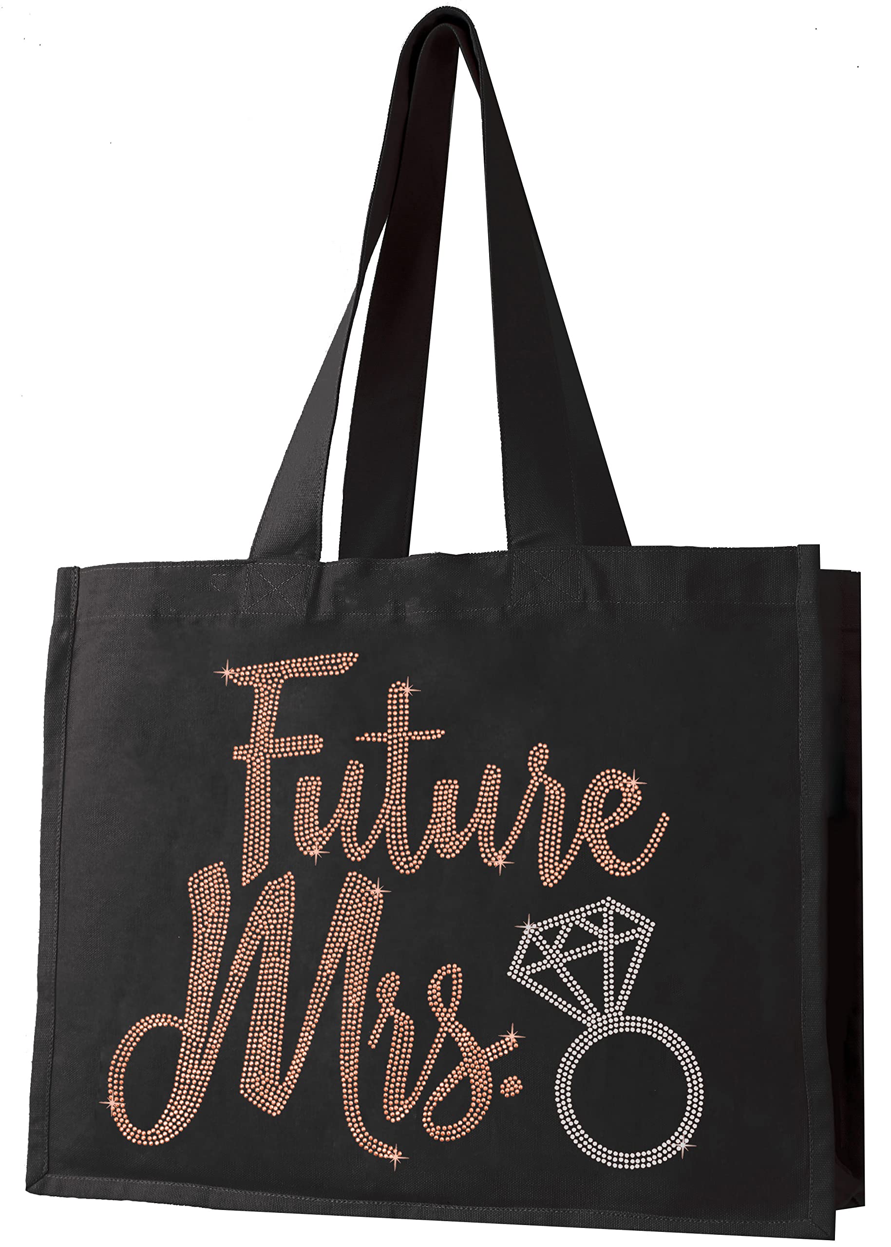 Rose Gold Bridal Party Tote Bags - Large 18