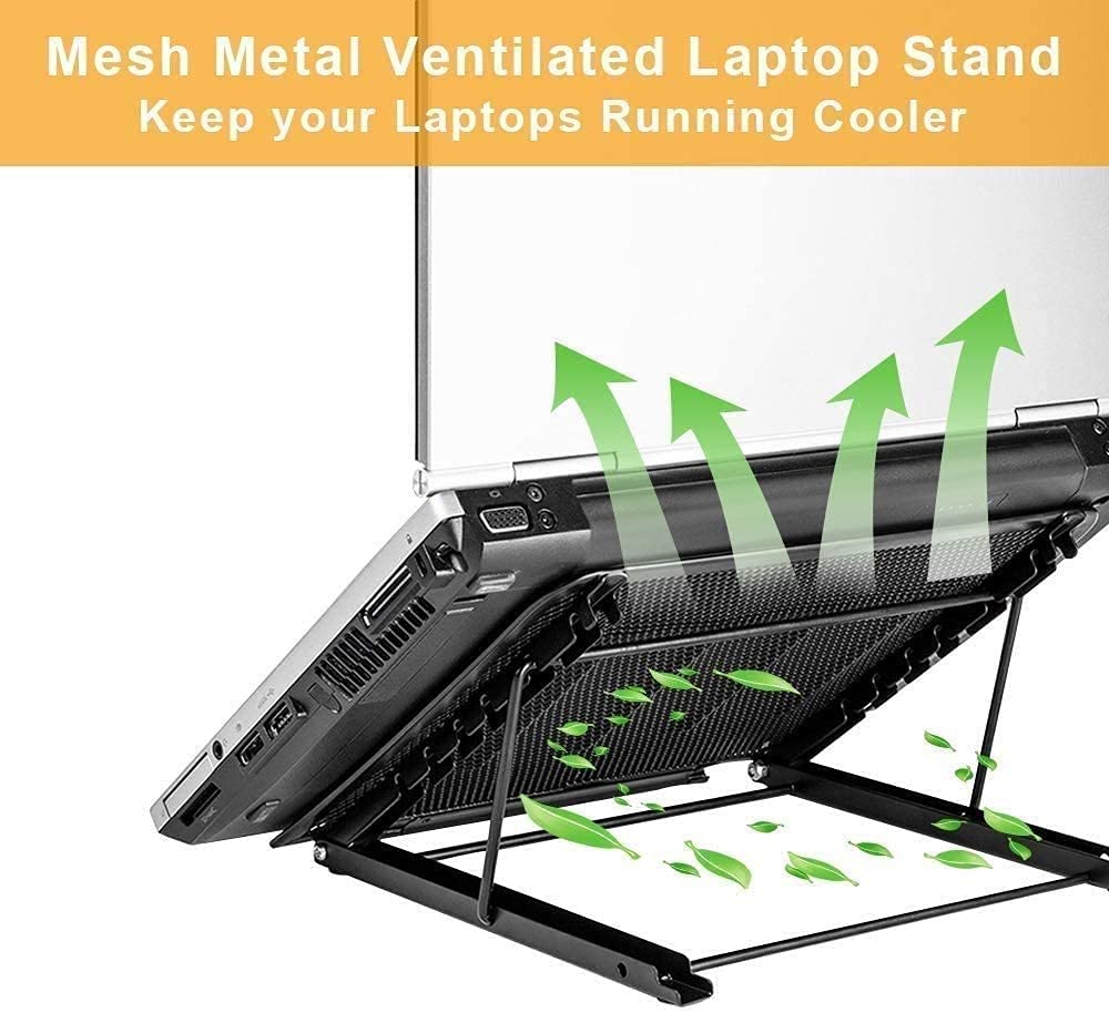Ergonomic Adjustable Laptop Stand for MacBook Air Pro & 10-15.6