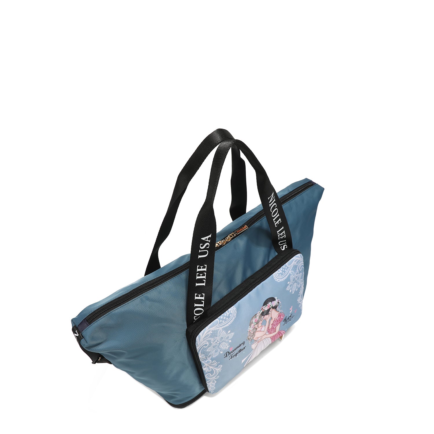 JENNA Foldable Nylon Travel Tote Bag - Lightweight & Waterproof Carryall for Women | Perfect for Gym, Beach, Shopping & Weekend Getaways