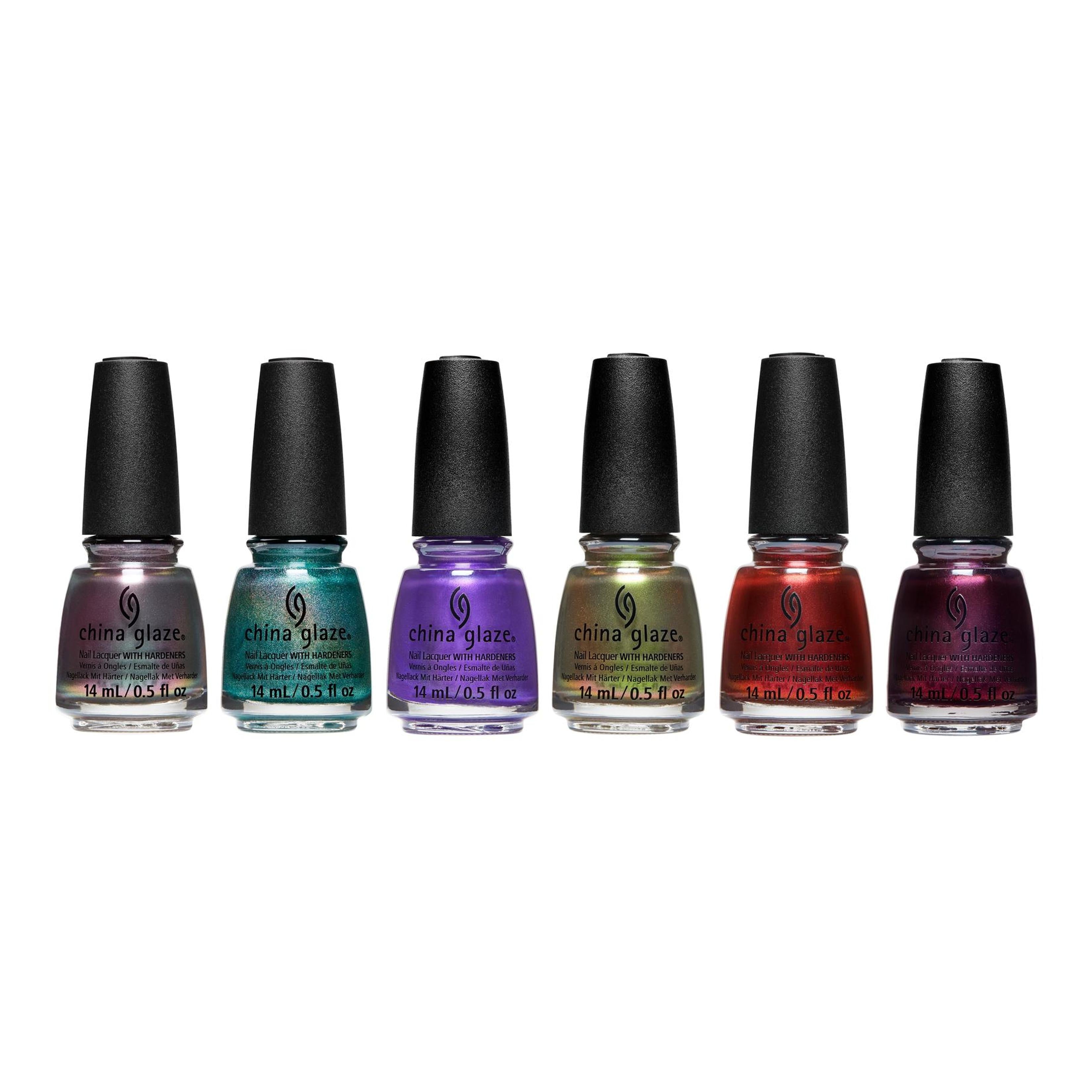 China Glaze Xtra Stellar Collection - Long-Lasting Nail Polish Set for Galaxy & Cosmic Nail Art - Perfect for Parties, Salons & DIY Manicures at Home