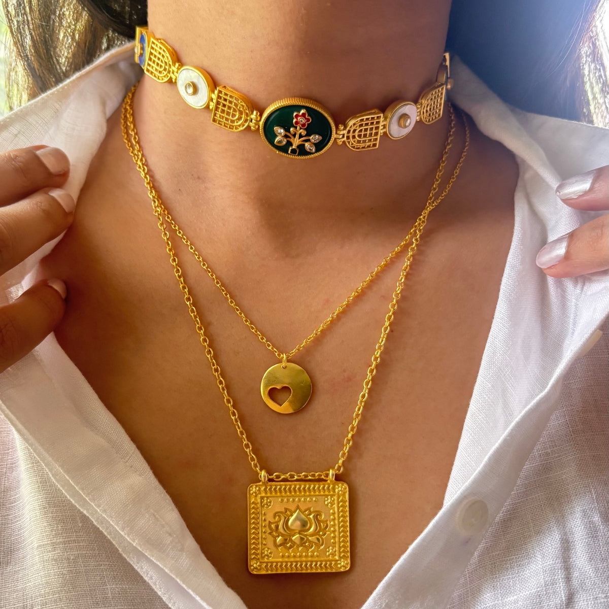 Trendy All About Me Layering Necklace Set - Personalized Name Pendant & Dainty Chain for Women | Perfect for Everyday Wear, Gift Giving & Layered Jewelry Looks