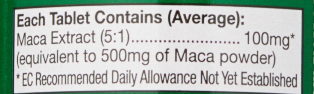 HealthAid Maca Root 500mg Supplement - 60 Tablets for Energy, Stamina & Hormonal Balance - Natural Peruvian Maca Powder Capsules for Men & Women - Boost Vitality & Endurance for Workouts & Daily Activities