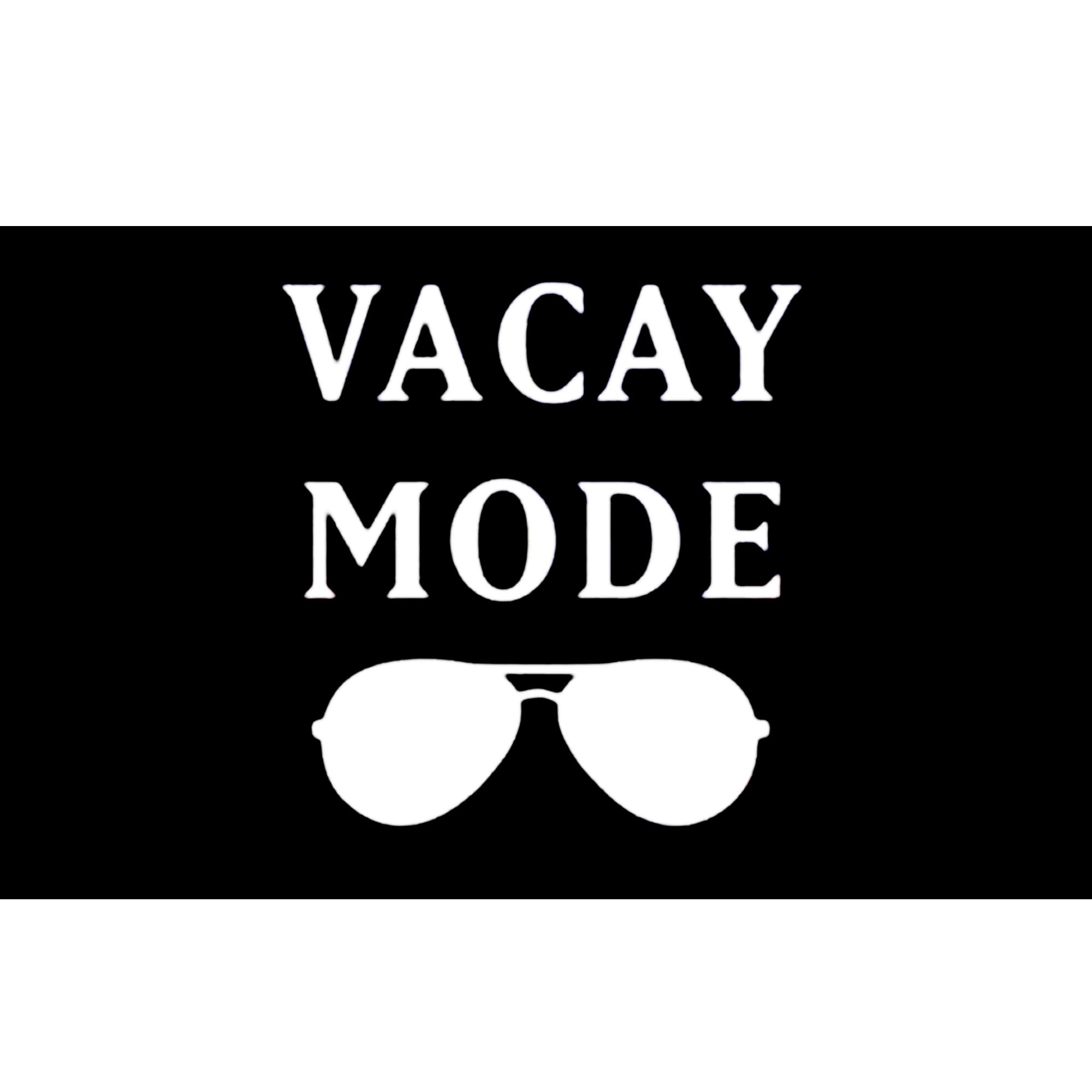 Vacay Mode Funny Gym Fitness Workout Women's Racerback Tank Tops - Comfortable Athletic Shirts for Yoga, Running & Summer Outfits